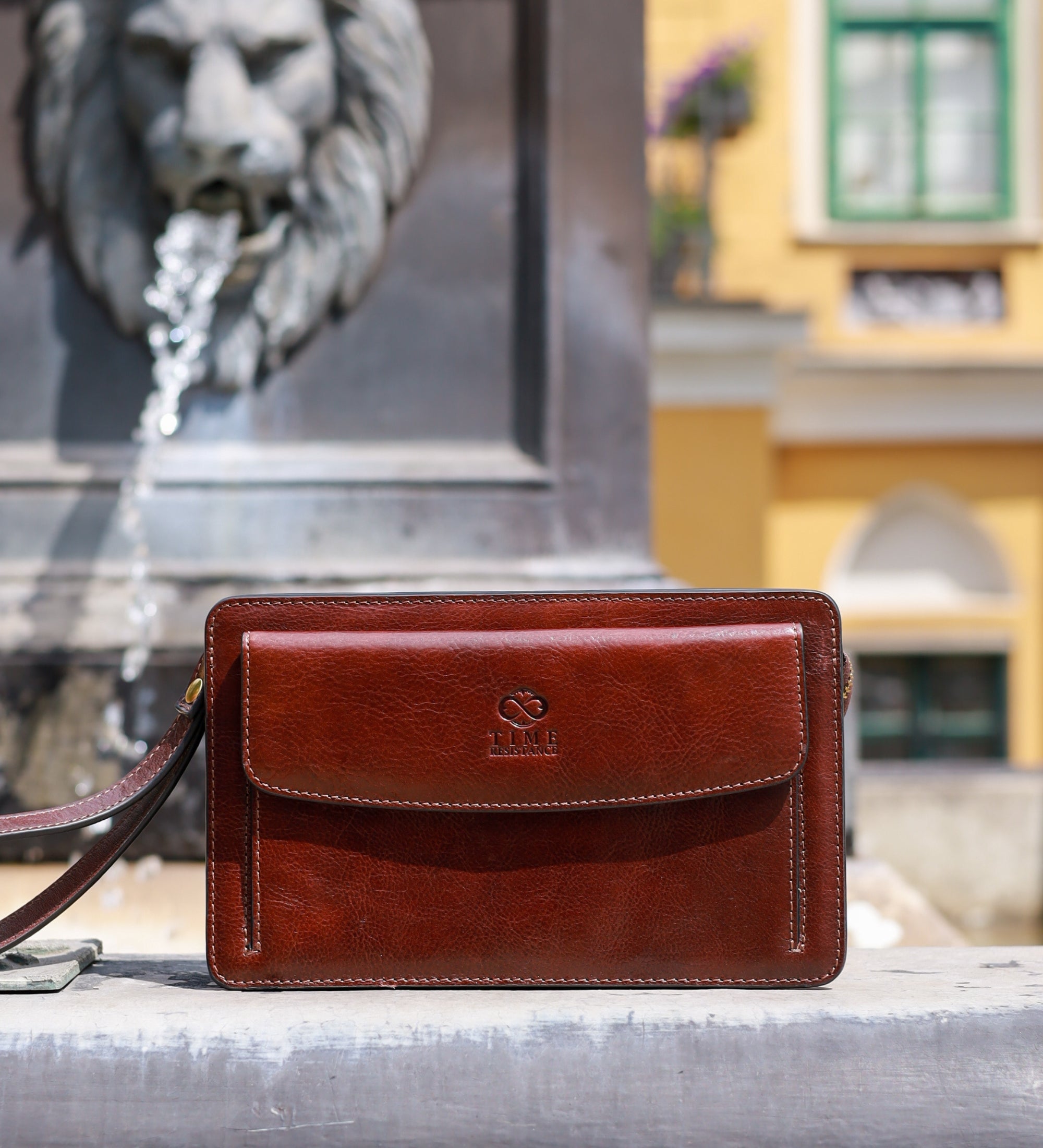 Pochette in pelle - Decameron