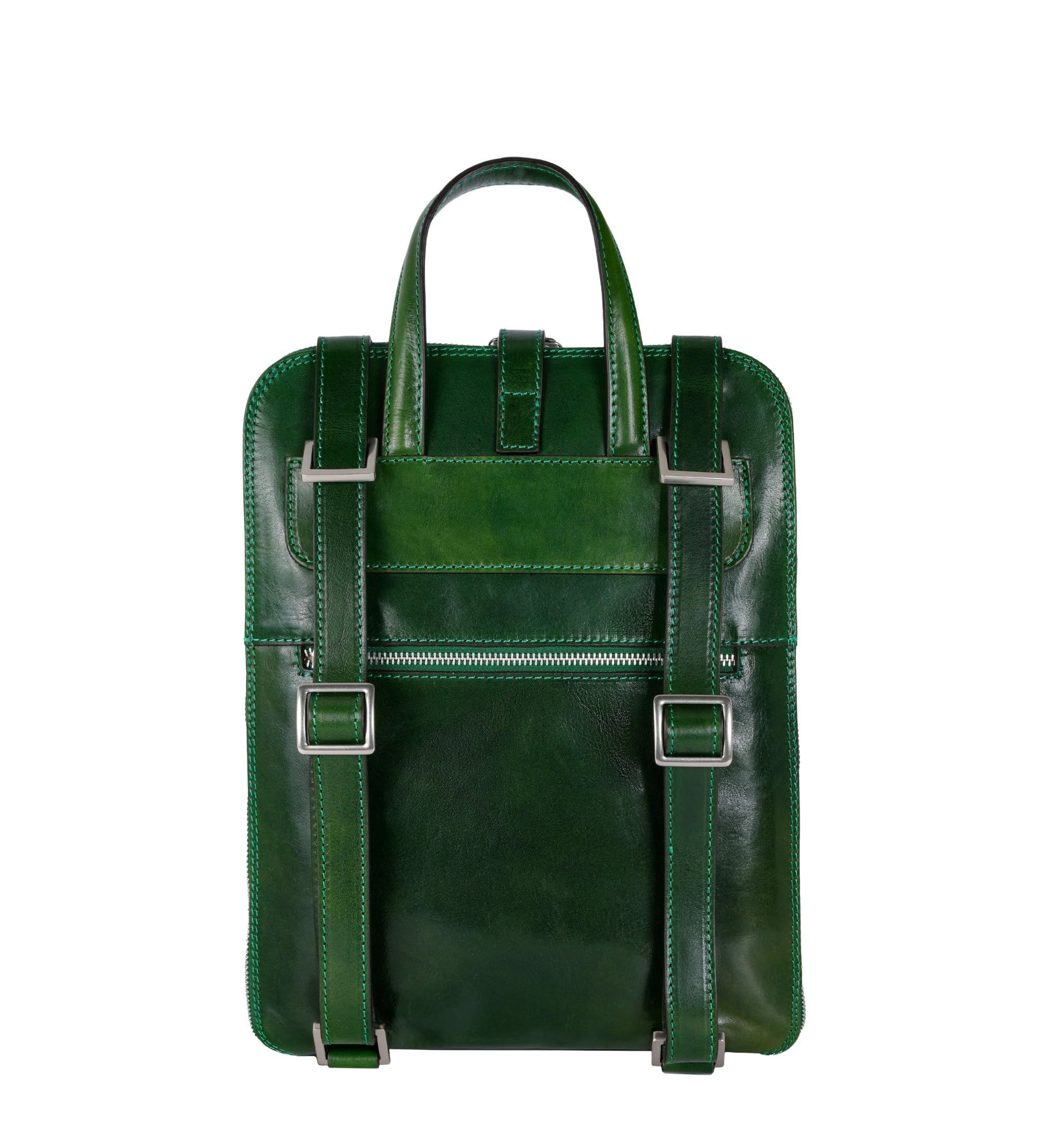 Zaino donna in pelle convertibile in borsa a spalla - Clarissa