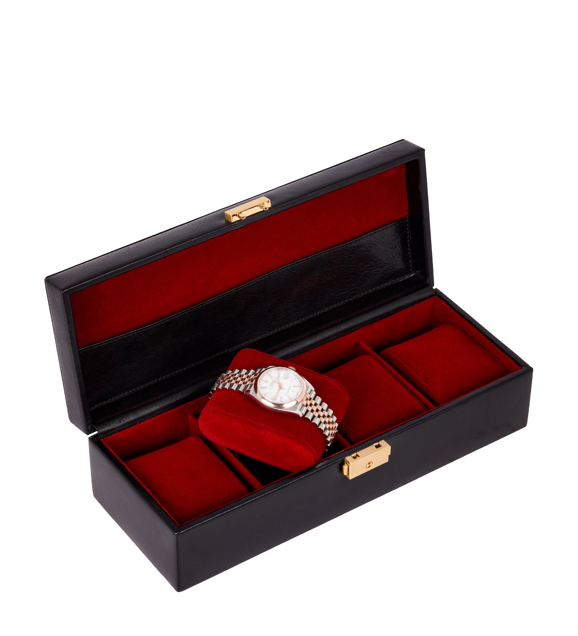 Cofanetto in pelle organizer per orologi - Herzog