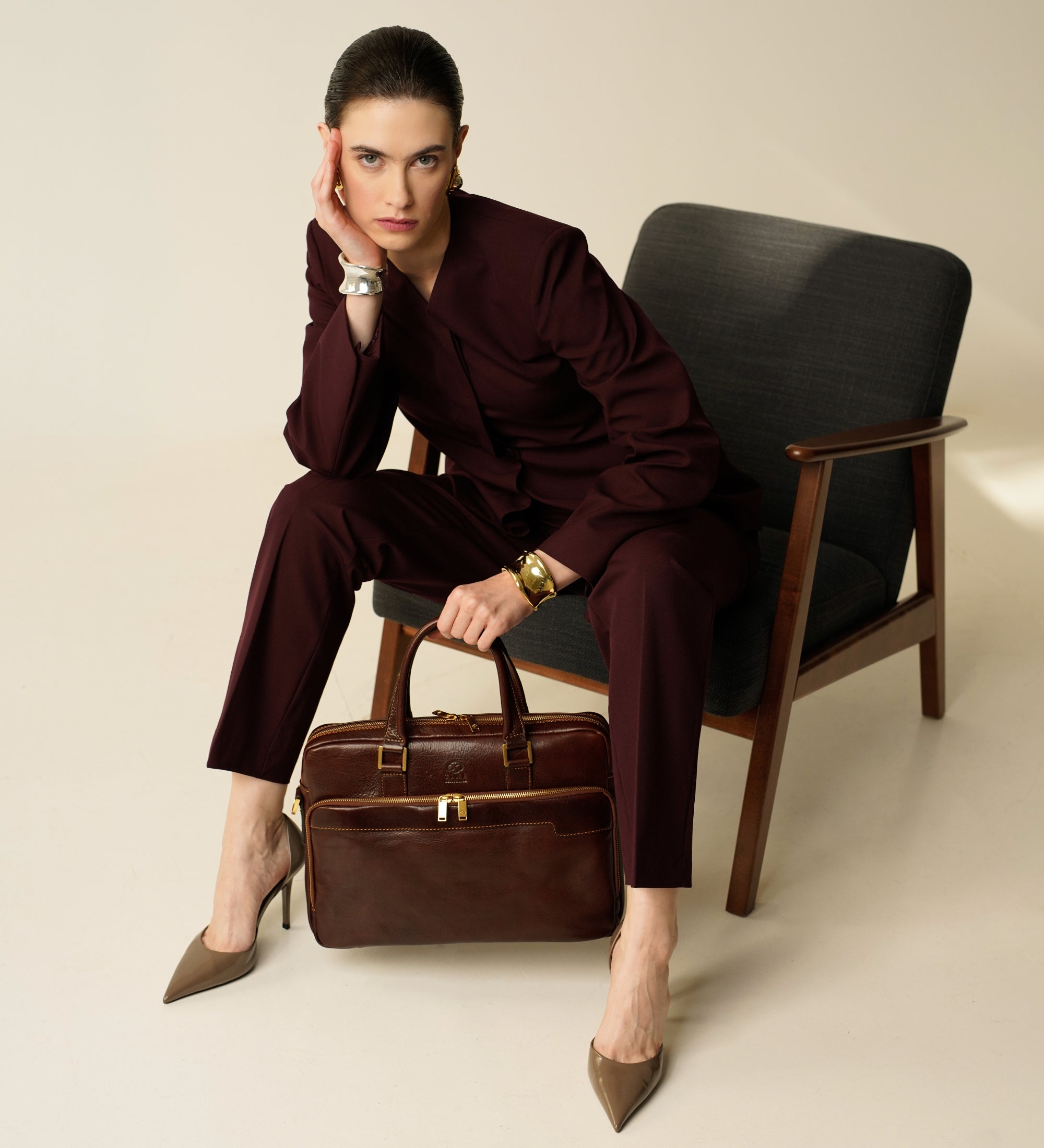 Cartella in pelle per PC donna - Orlando