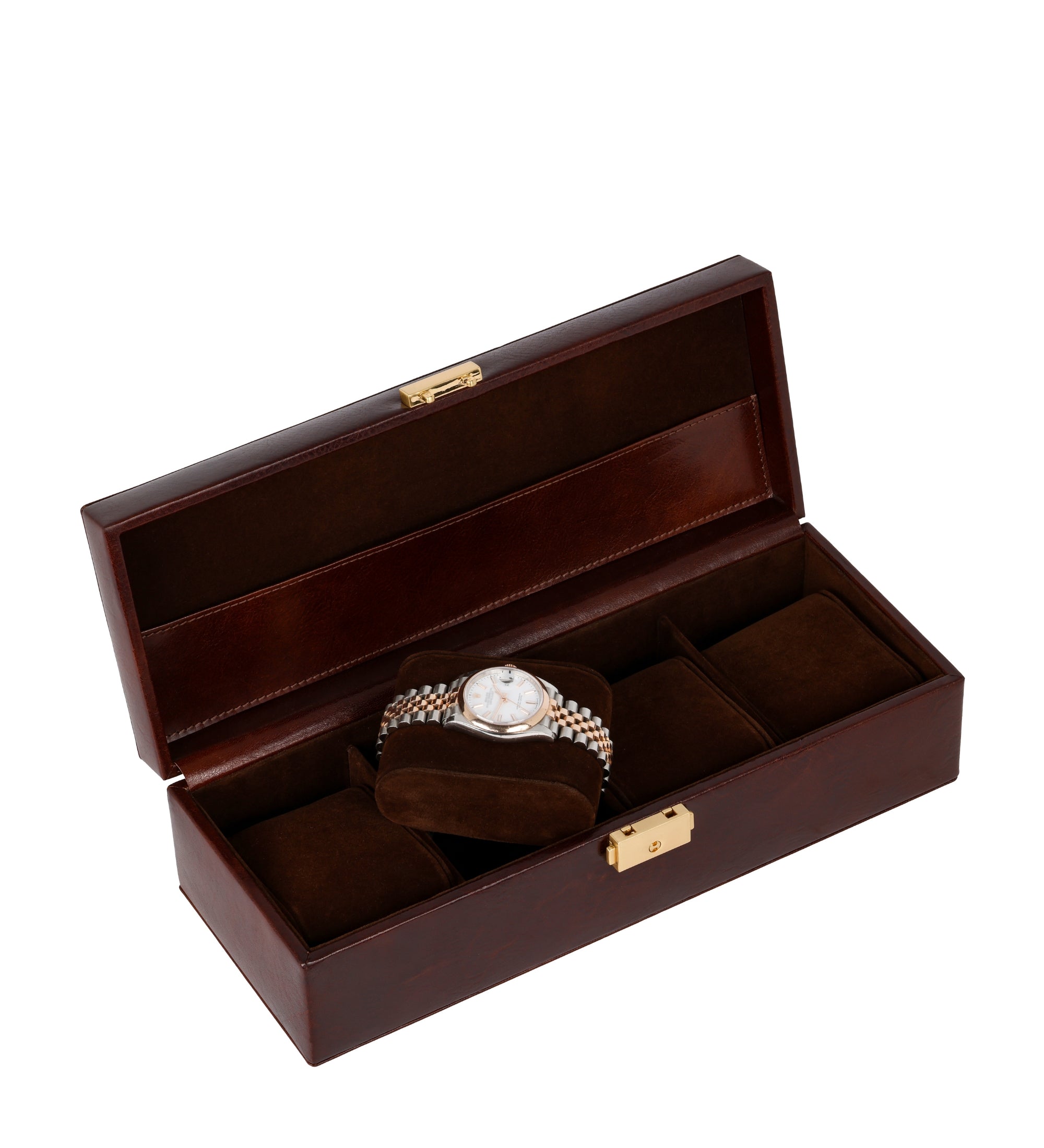 Cofanetto in pelle organizer per orologi - Herzog