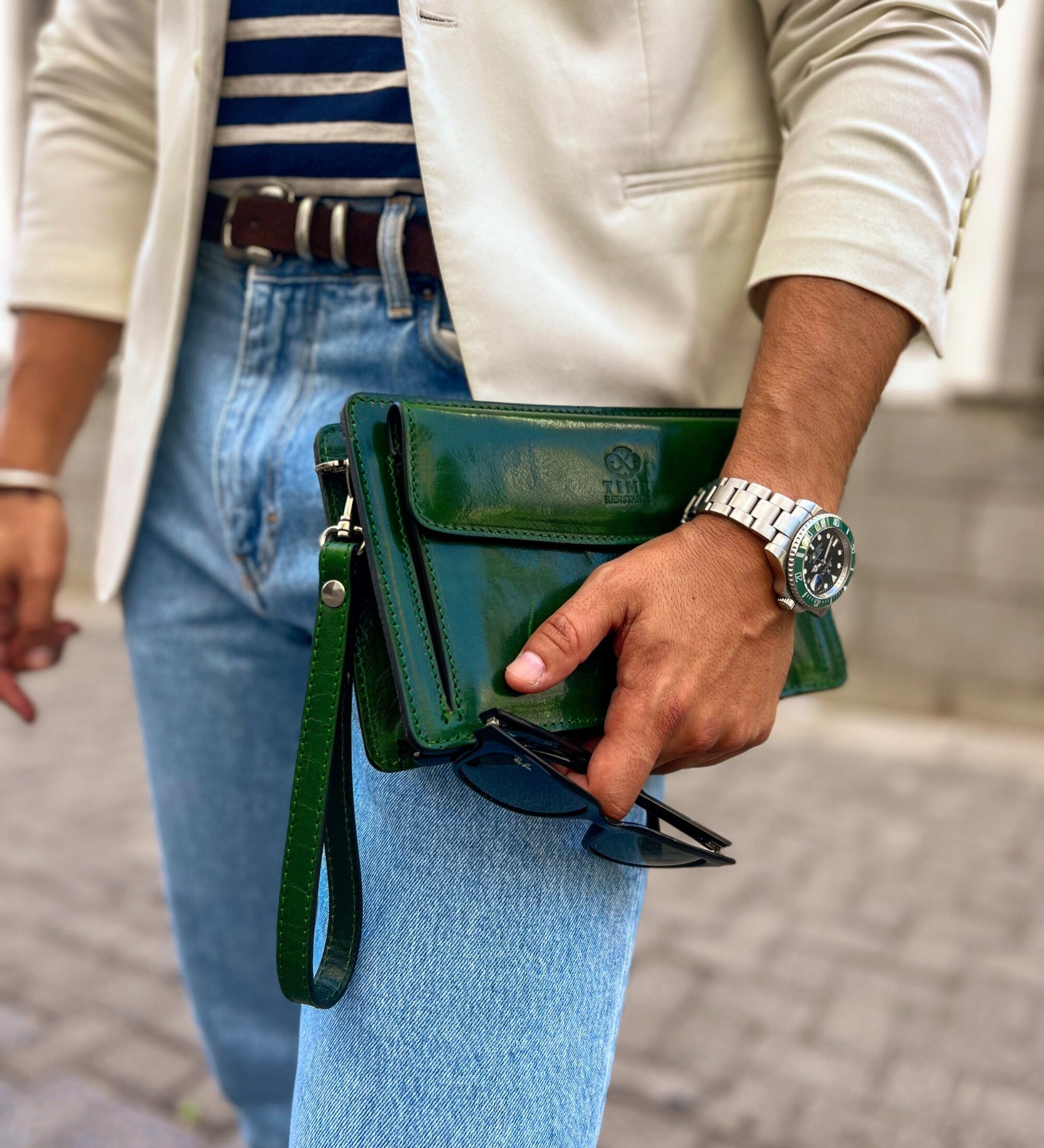 Pochette in pelle - Decameron