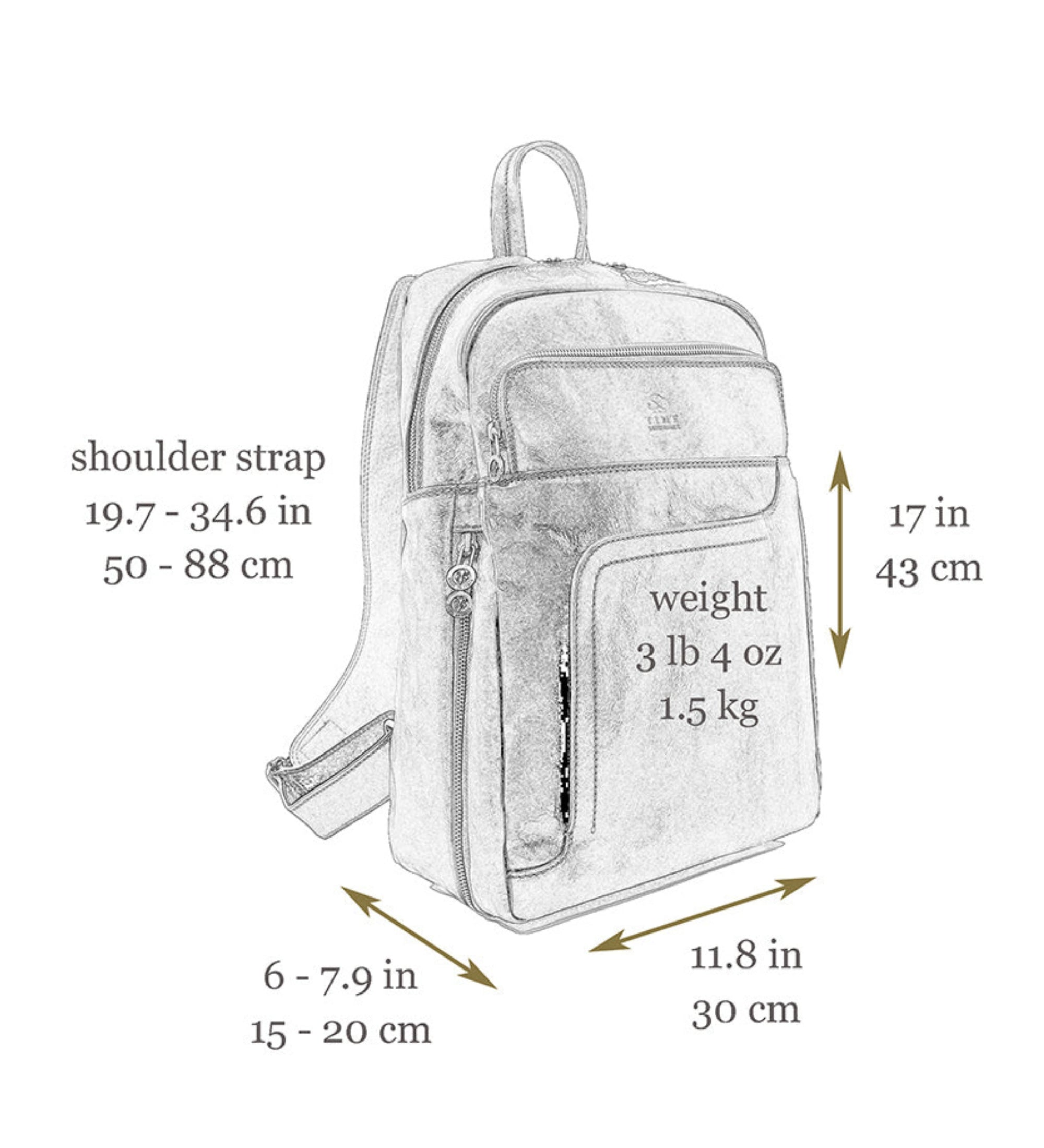 Zaino grande in pelle - L.A. Confidential