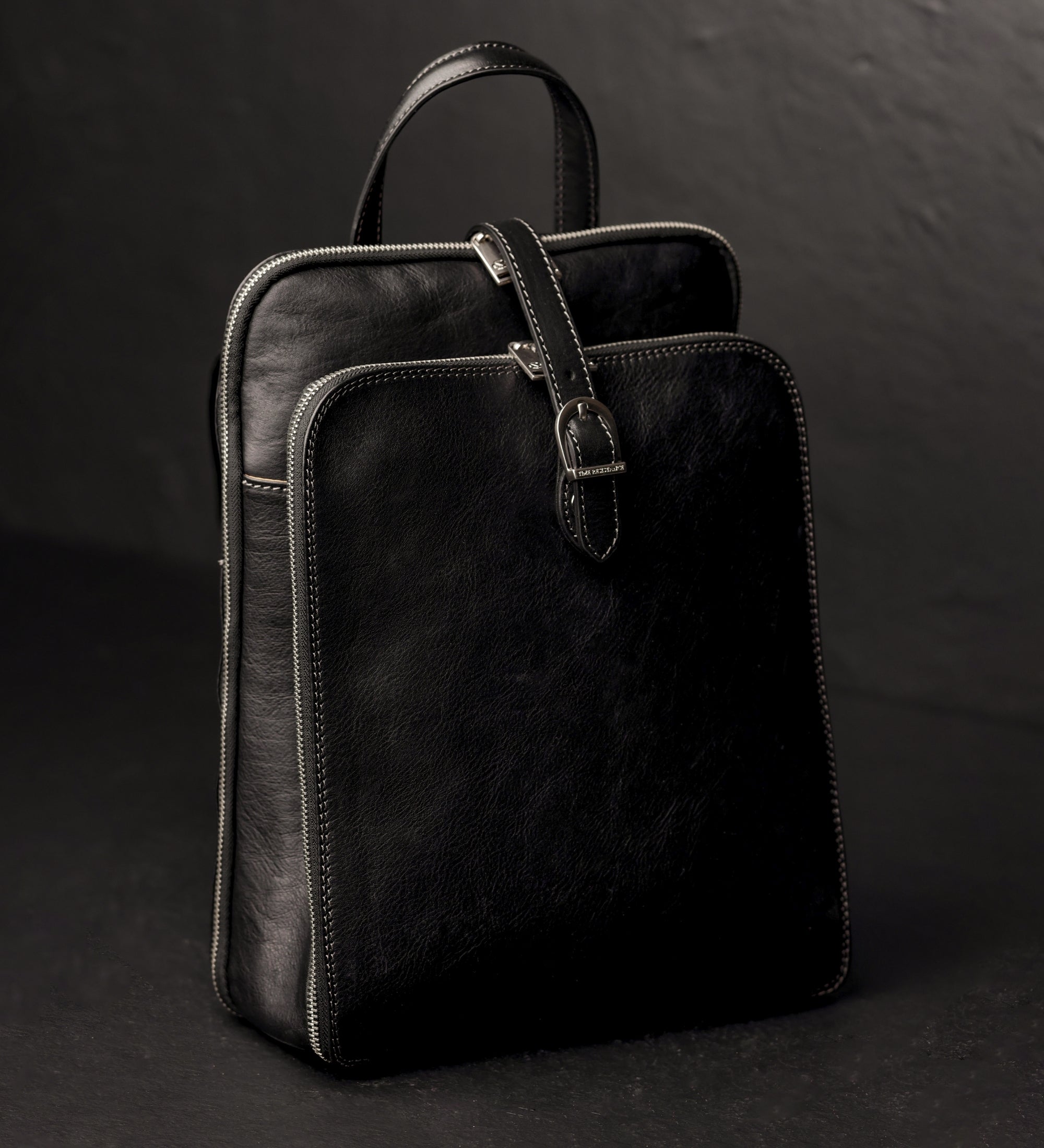Zaino donna in pelle convertibile in borsa a spalla - Clarissa