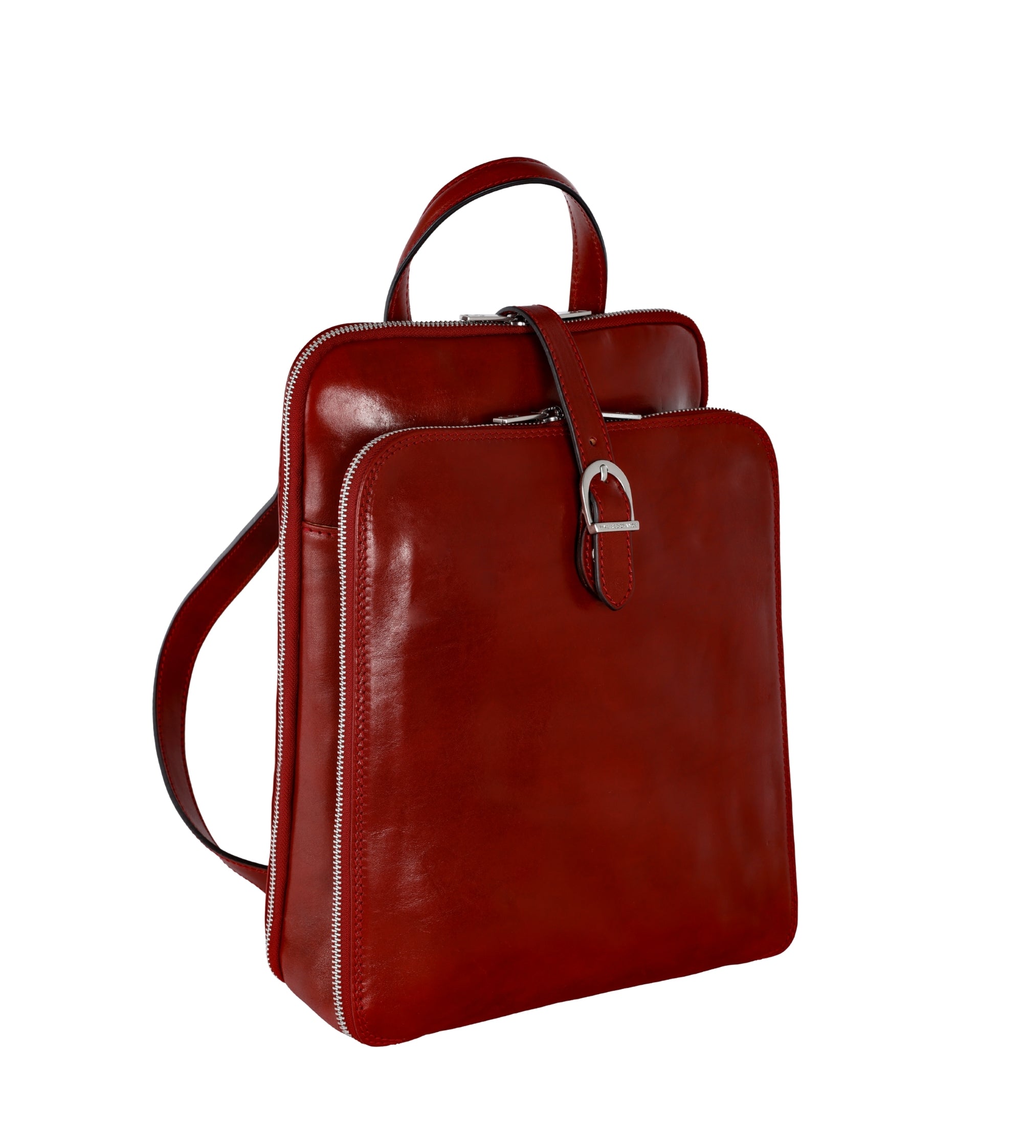 Zaino donna in pelle convertibile in borsa a spalla - Clarissa