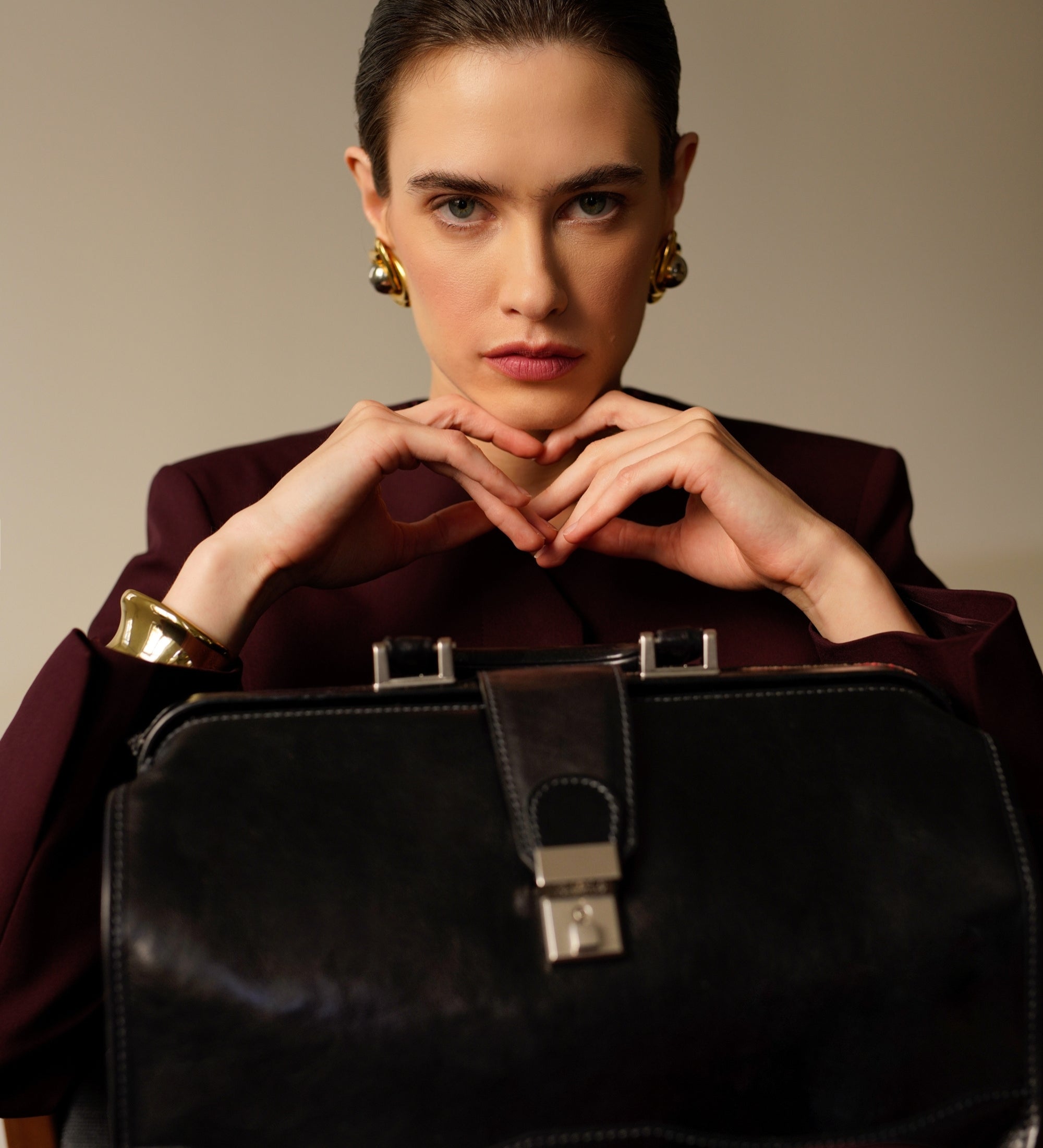 Borsa da medico piccola in pelle donna - David Copperfield