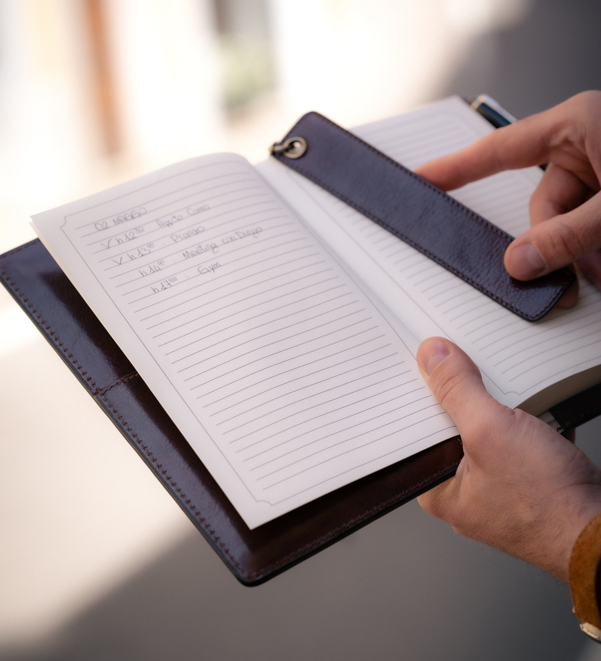 Organizer in pelle per taccuino A5 ricaricabile - The Diary of a Nobody