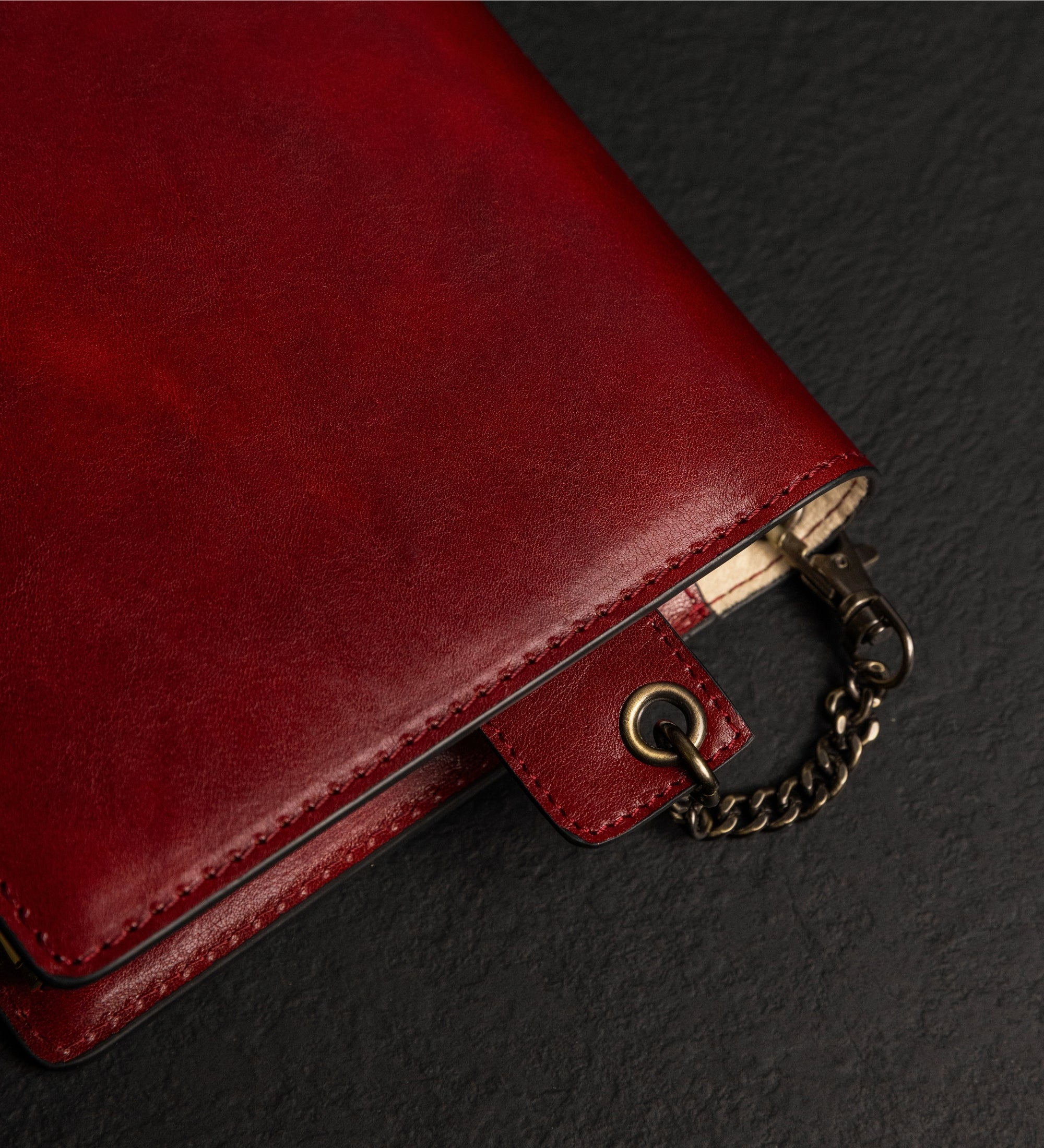 Organizer in pelle per taccuino A5 ricaricabile donna - The Diary of a Nobody