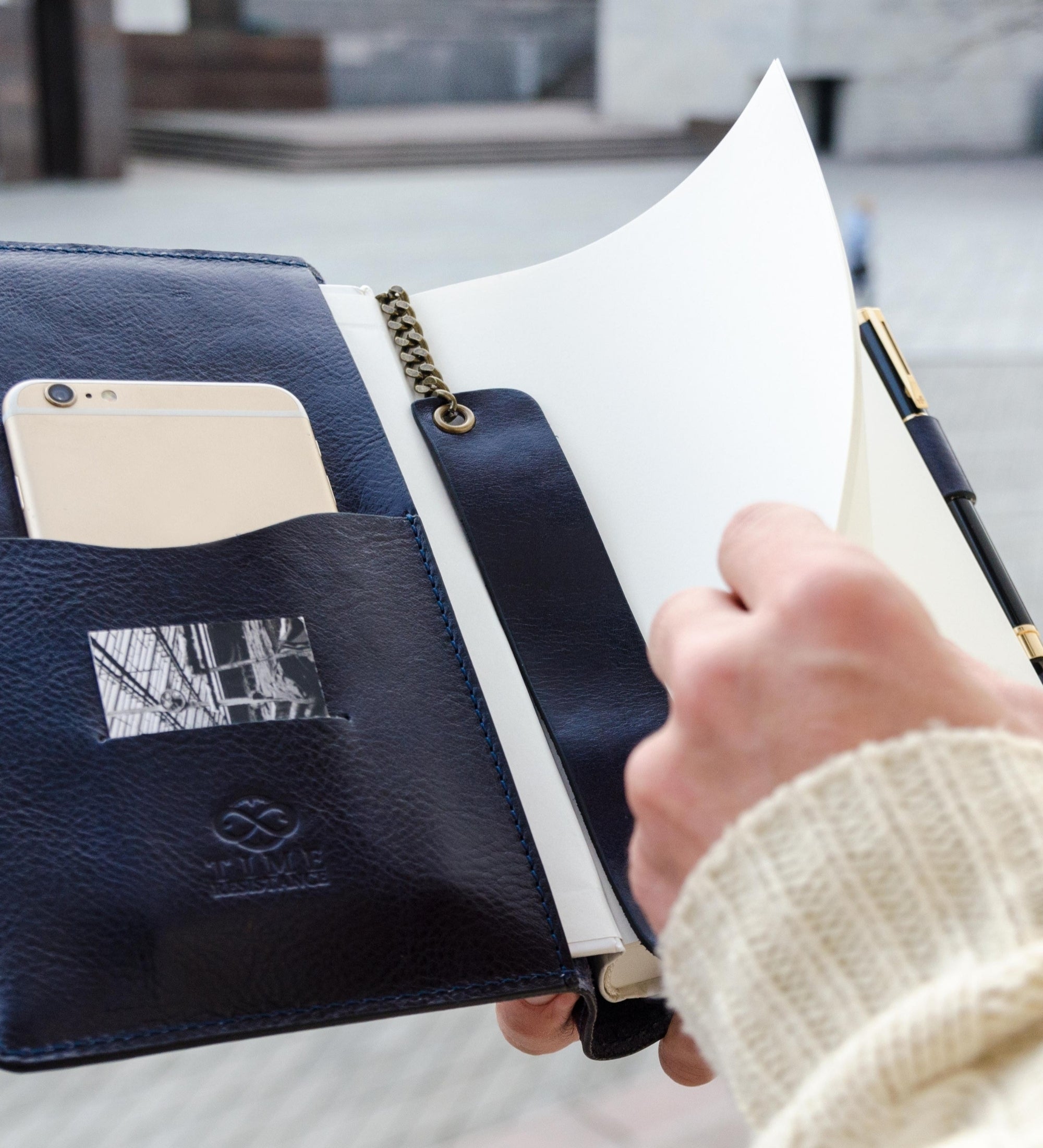Organizer in pelle per taccuino A5 ricaricabile - The Diary of a Nobody