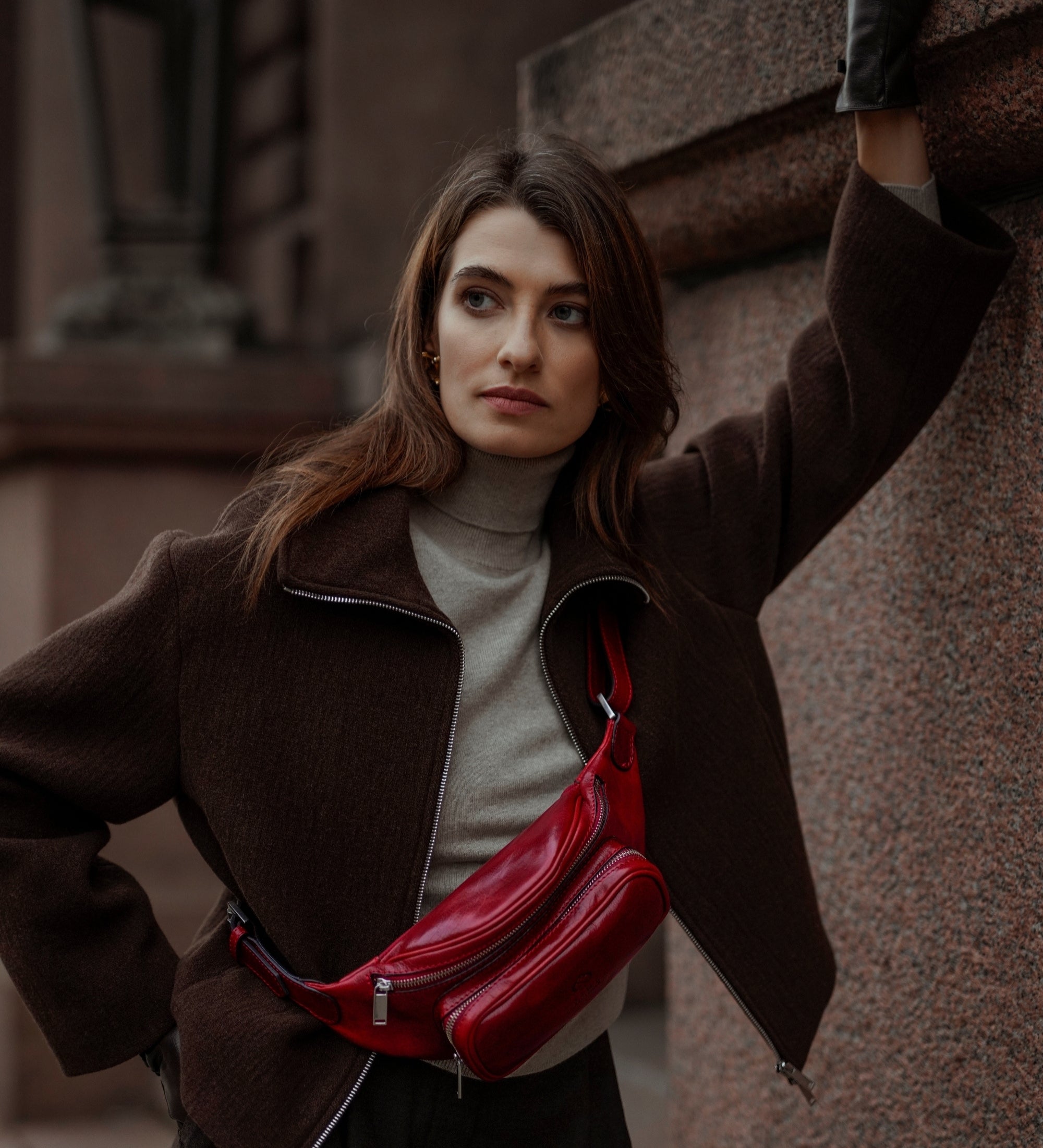 Marsupio a tracolla in pelle donna - Independent People