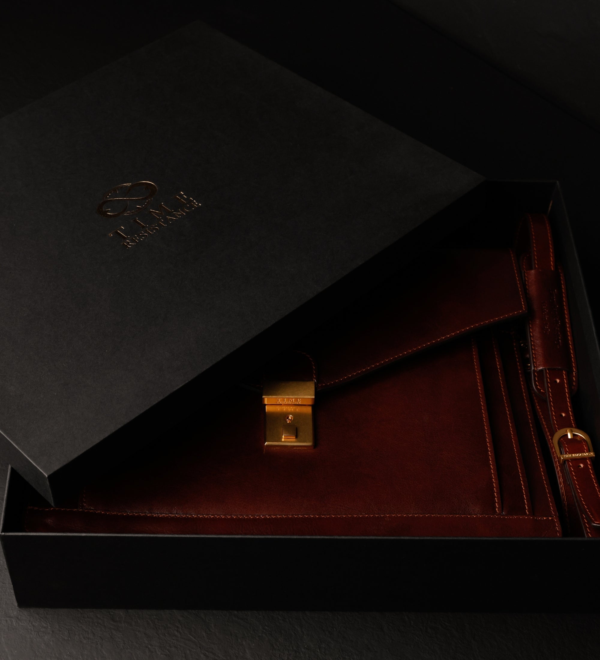 Cartella da lavoro in pelle dal design classico - The Magus