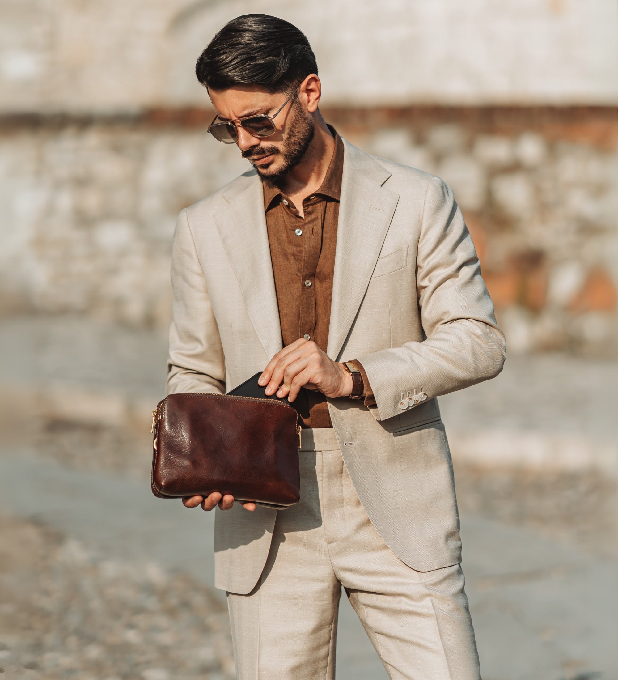 Pochette in pelle - Ulysses