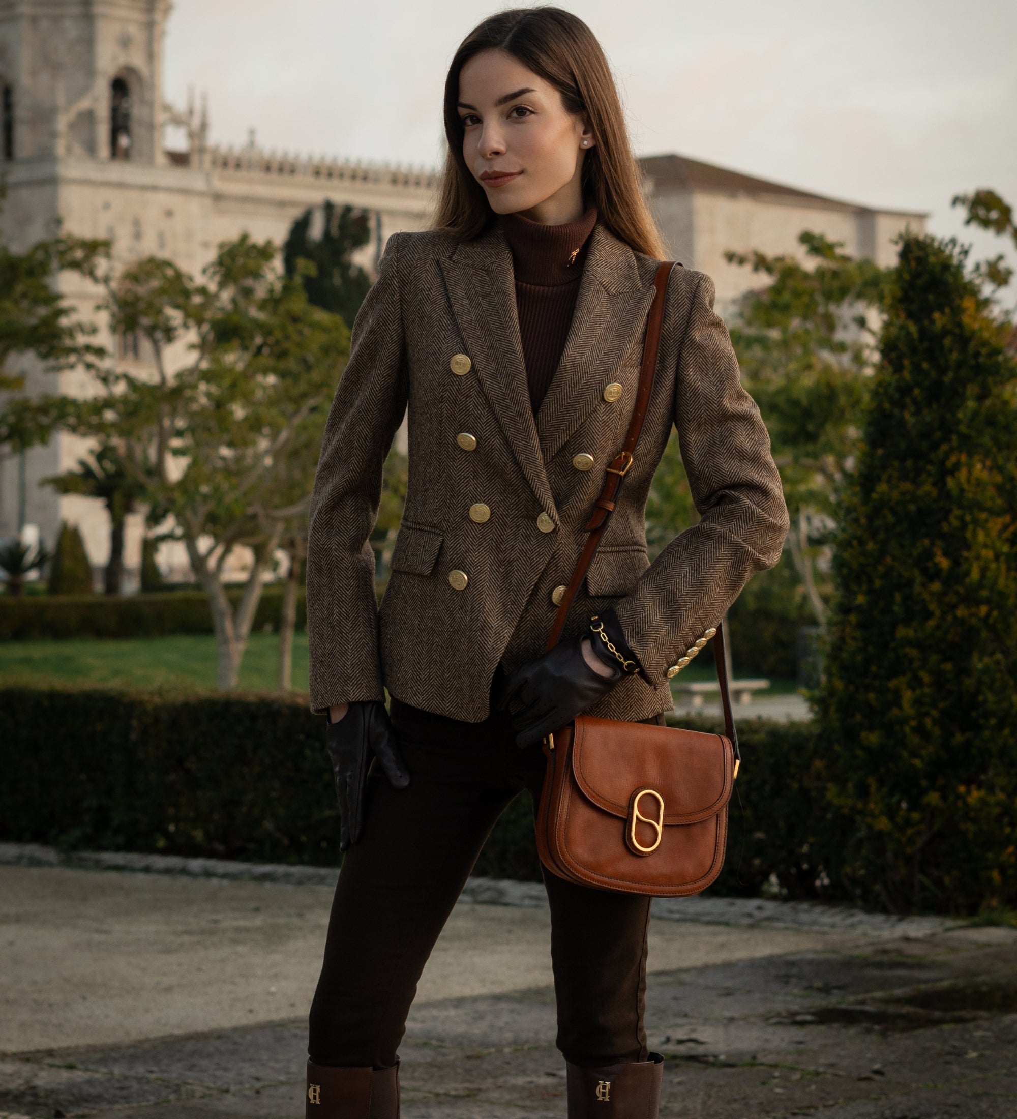 Borsa a tracolla in pelle modello saddle donna - Villette