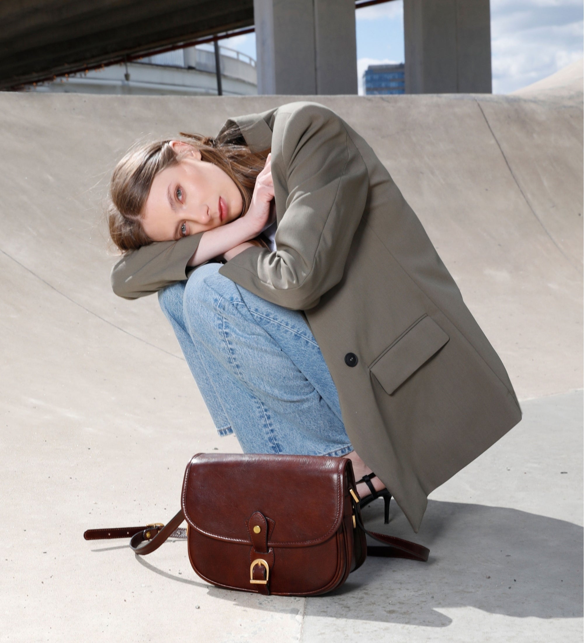 Borsa saddle in pelle donna - Women In Love