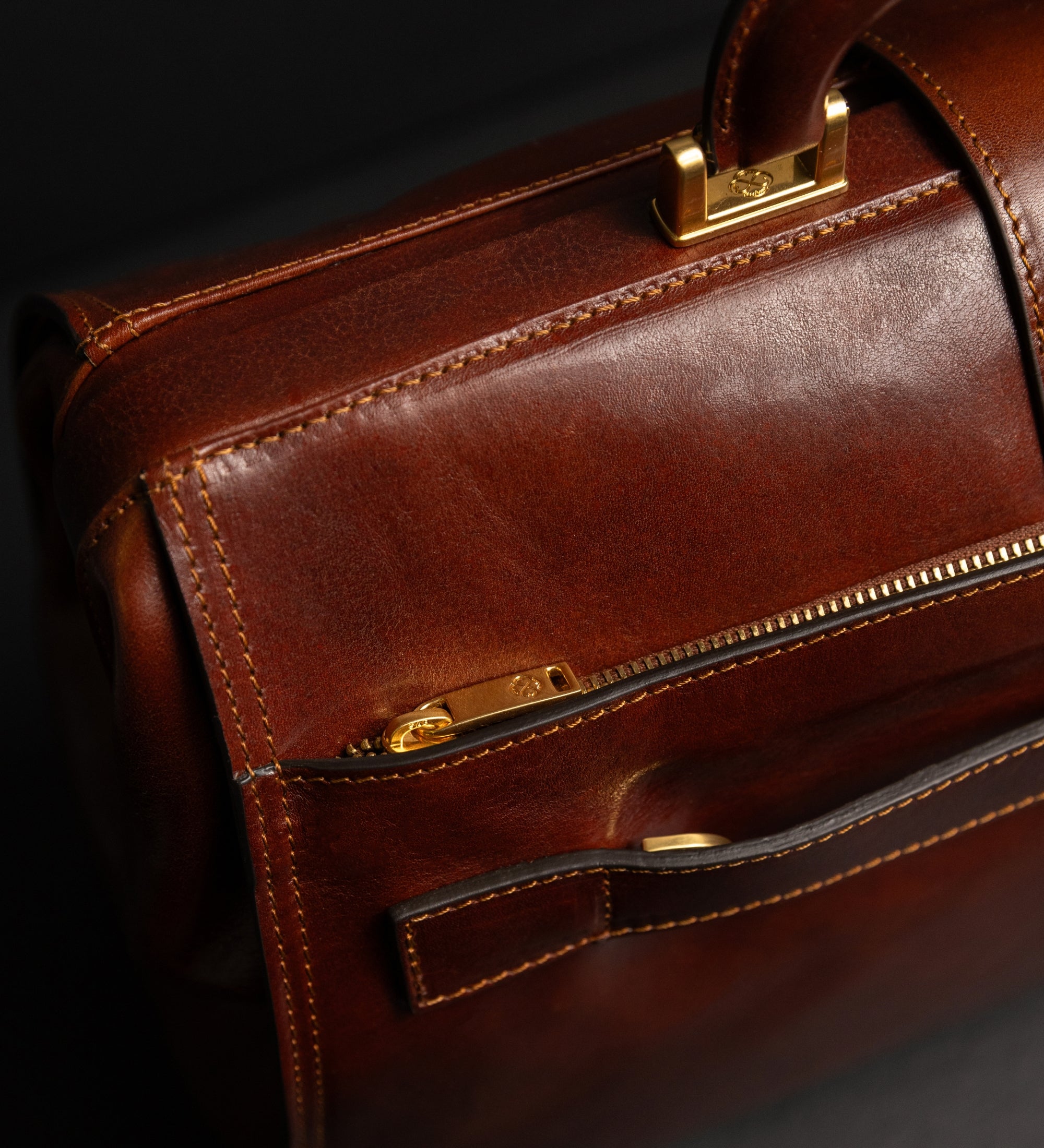 Borsa da medico grande in pelle - Mrs Dalloway