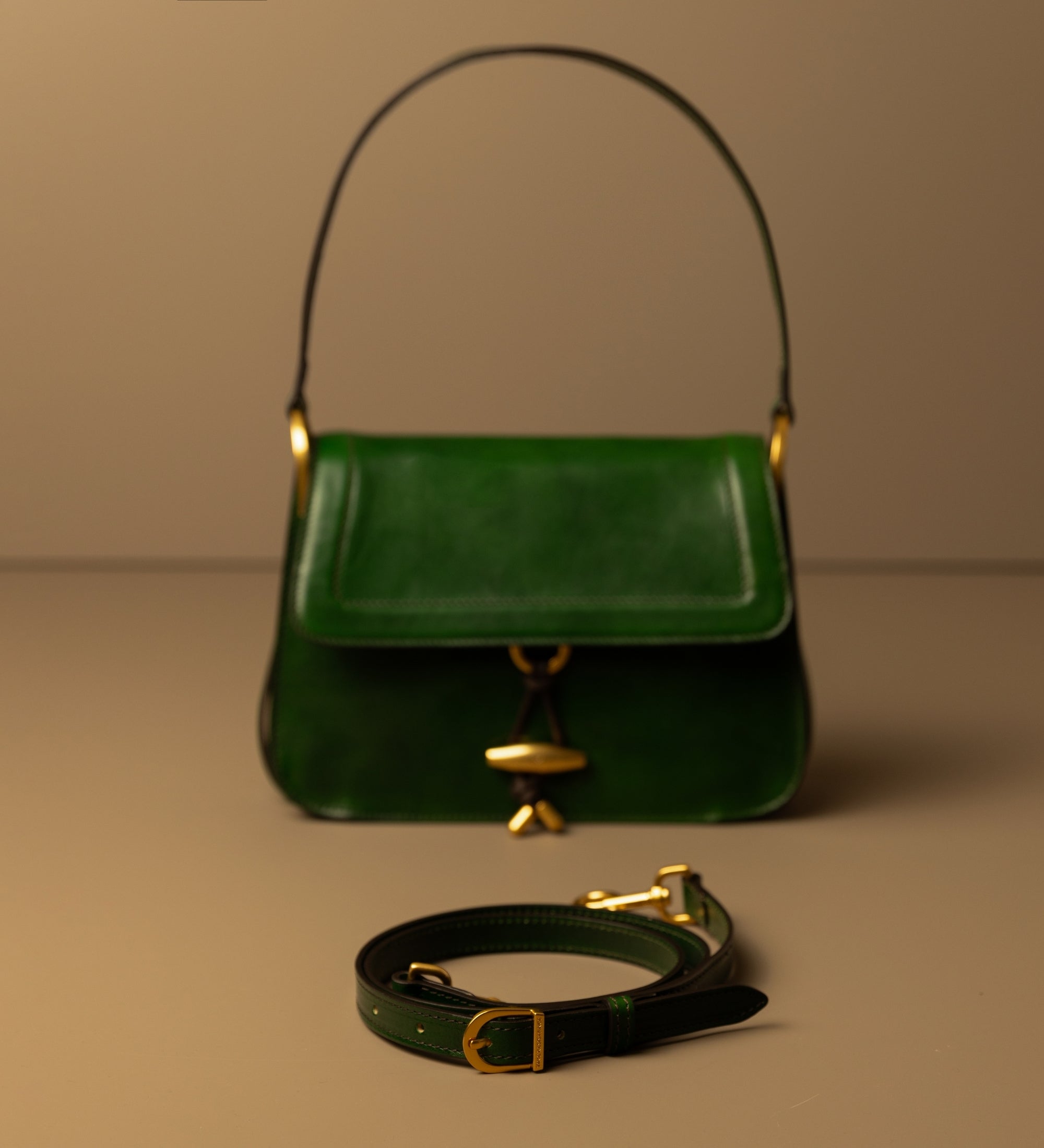 Borsa con patta in pelle da donna - Possession