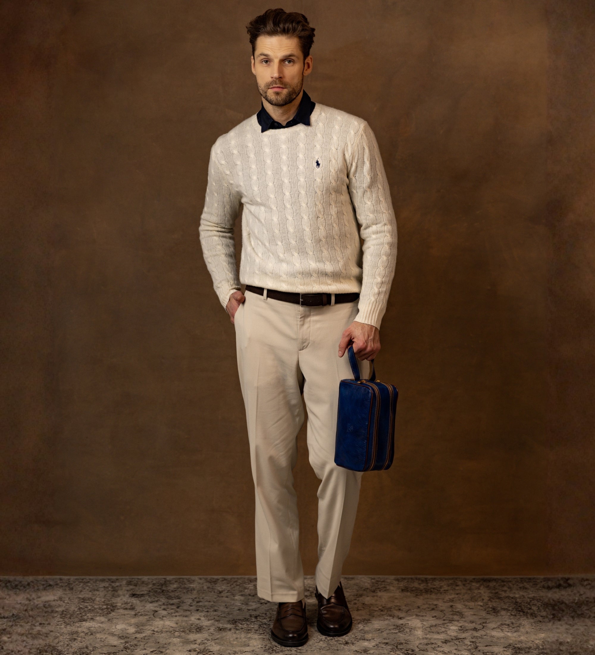 Necessaire da viaggio in pelle - All the Kings Men