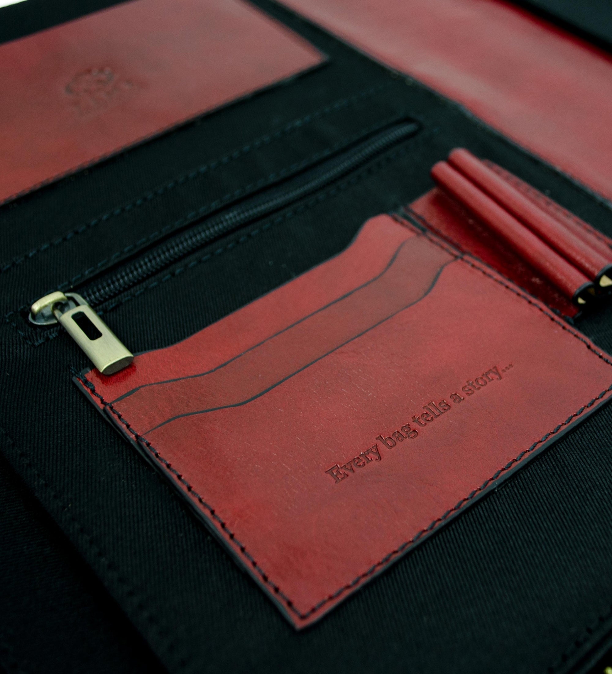 Leather A4 Documents Folder Organizer - Candide