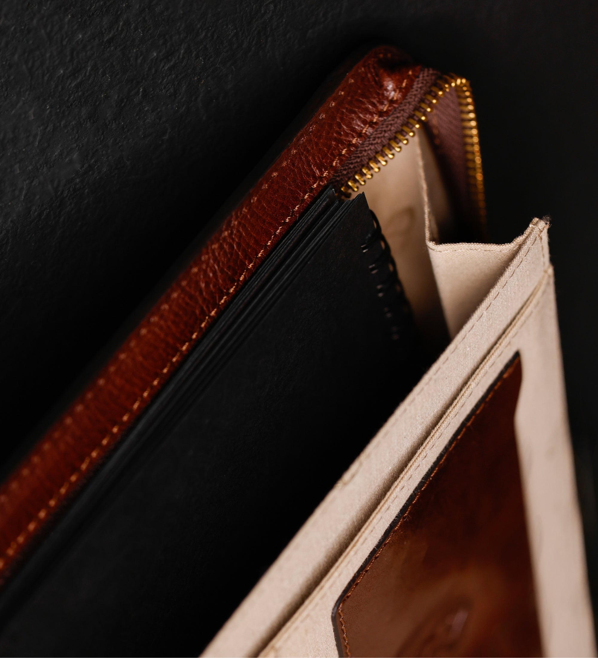Portadocumenti organizer A4 in pelle - Candide