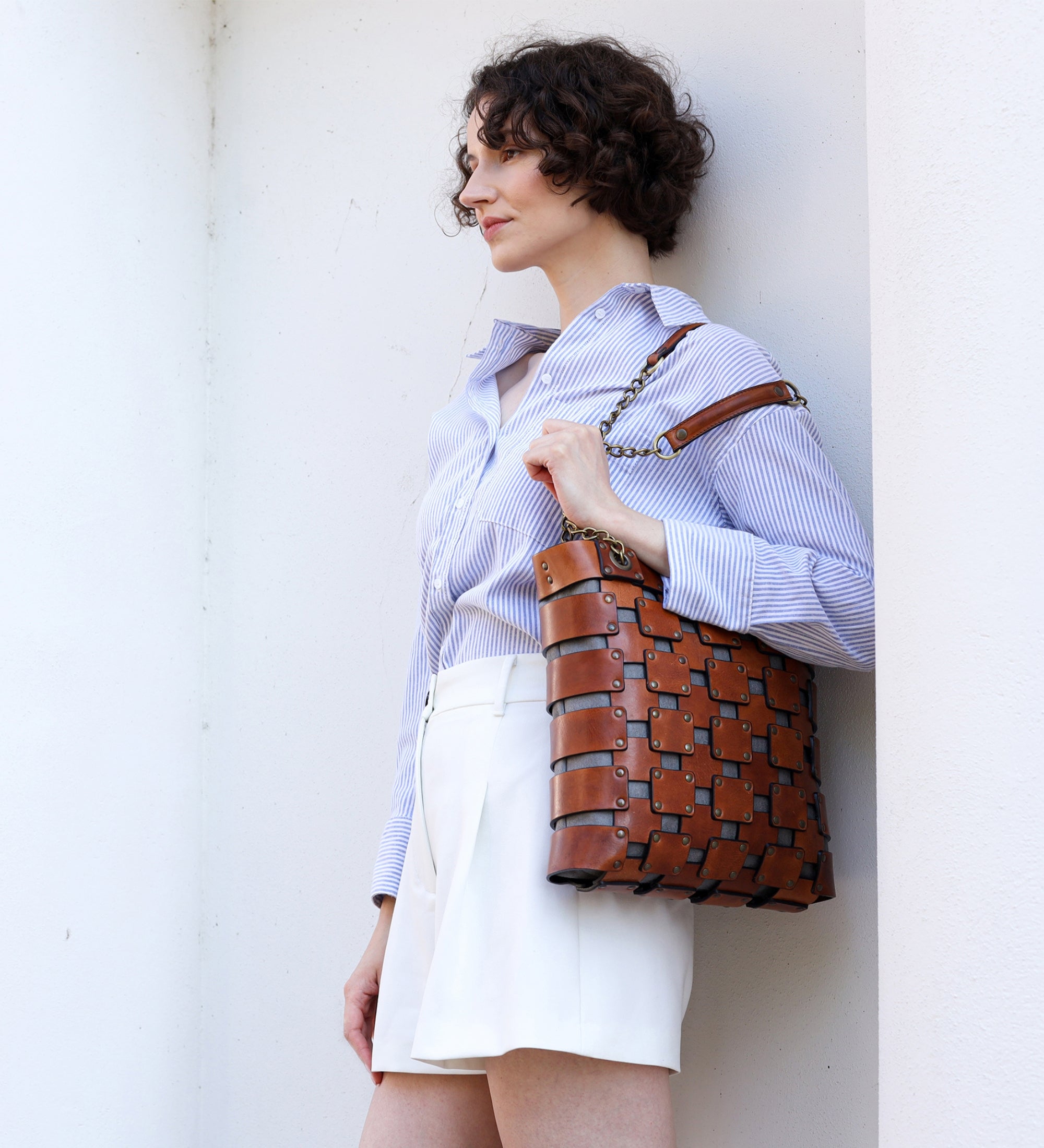 Borsa Tote in pelle donna - Jeanne d'Arc