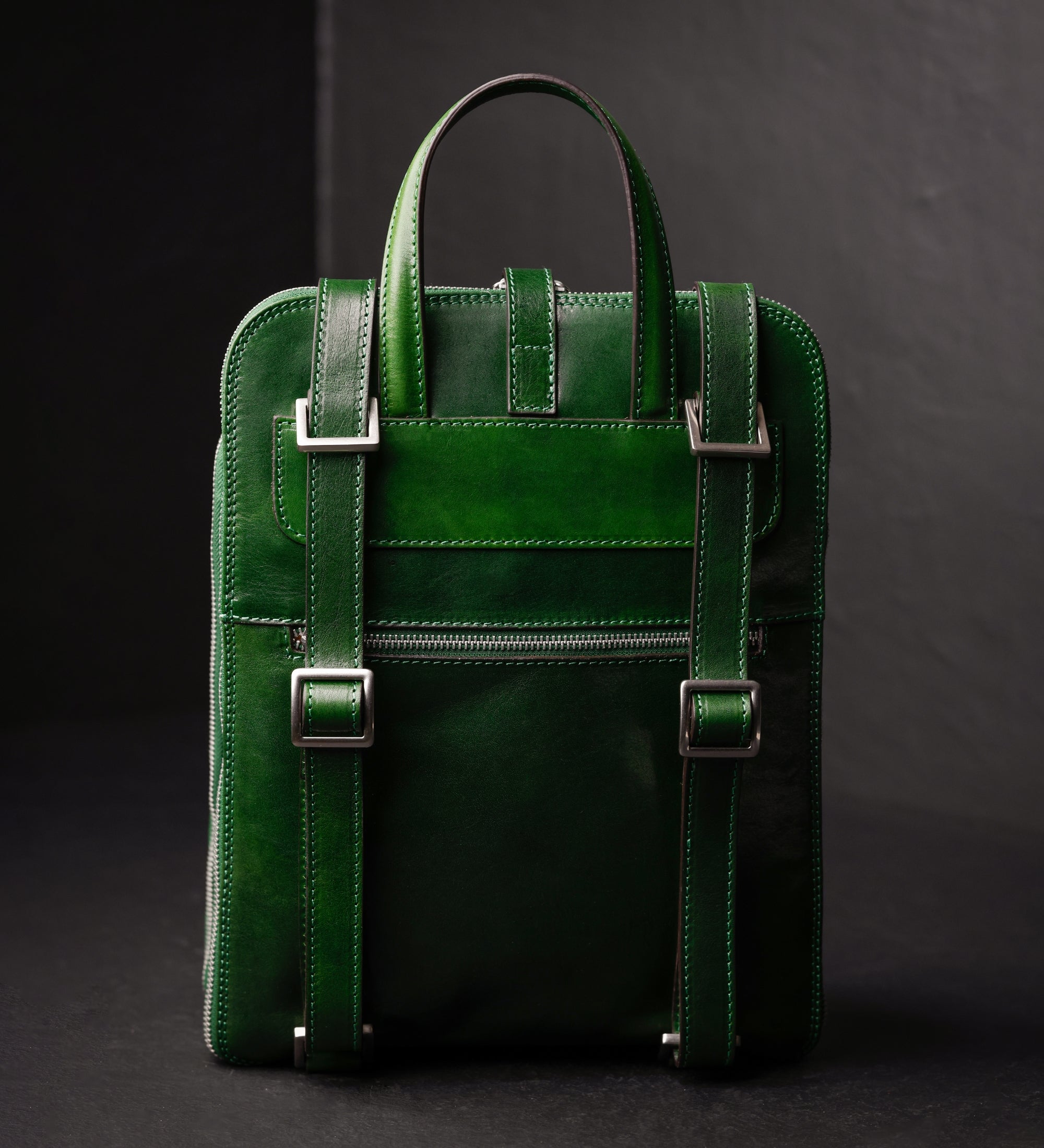 Zaino donna in pelle convertibile in borsa a spalla - Clarissa