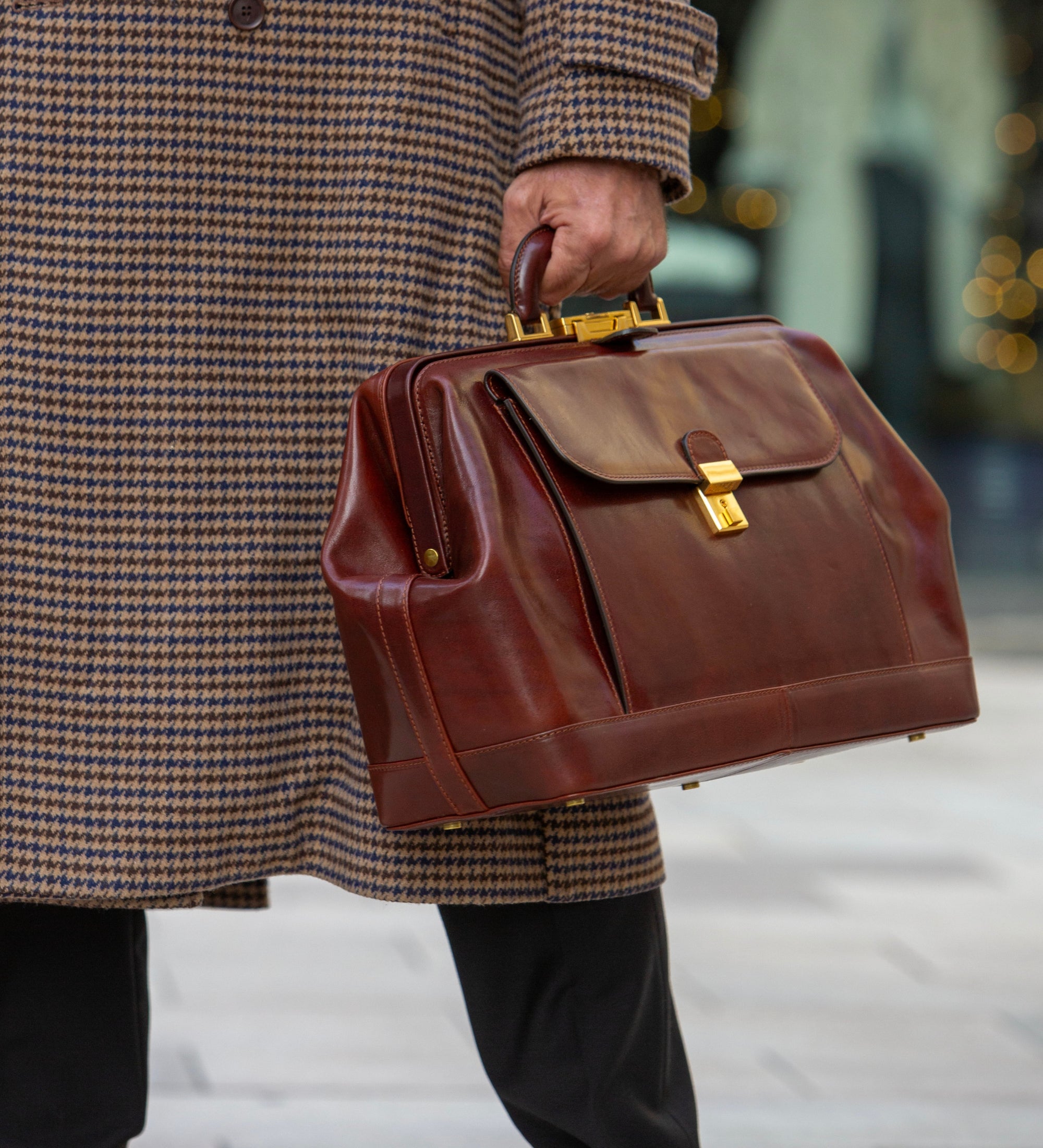 Borsa da medico grande in pelle Italiana - Hamlet