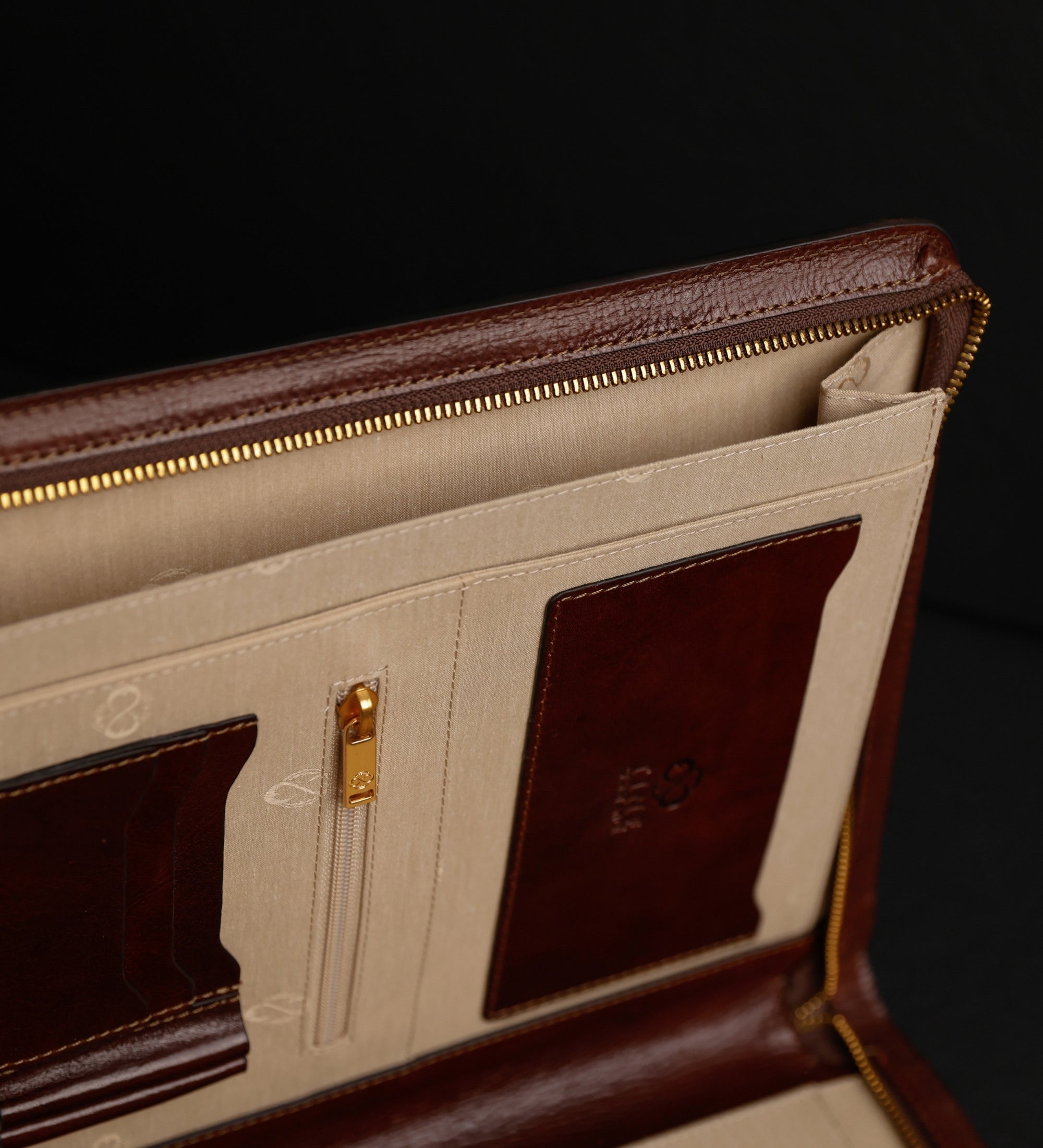 Portadocumenti organizer A4 in pelle - Candide