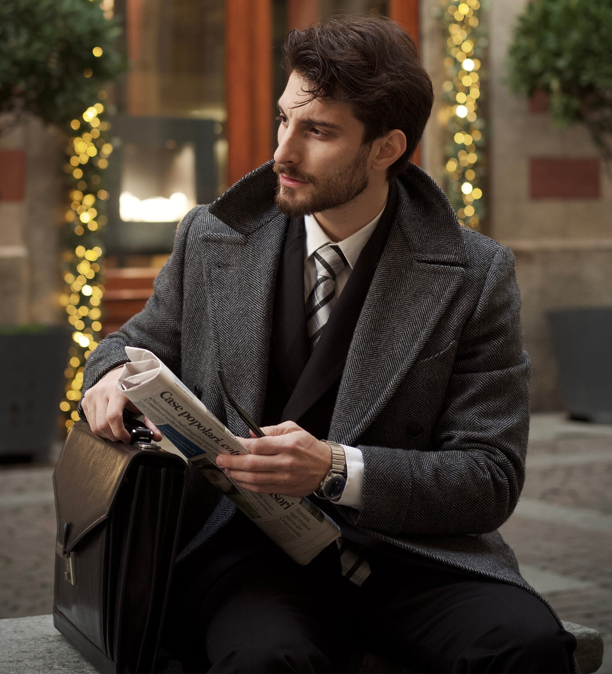 Cartella da lavoro in pelle dal design classico - The Magus