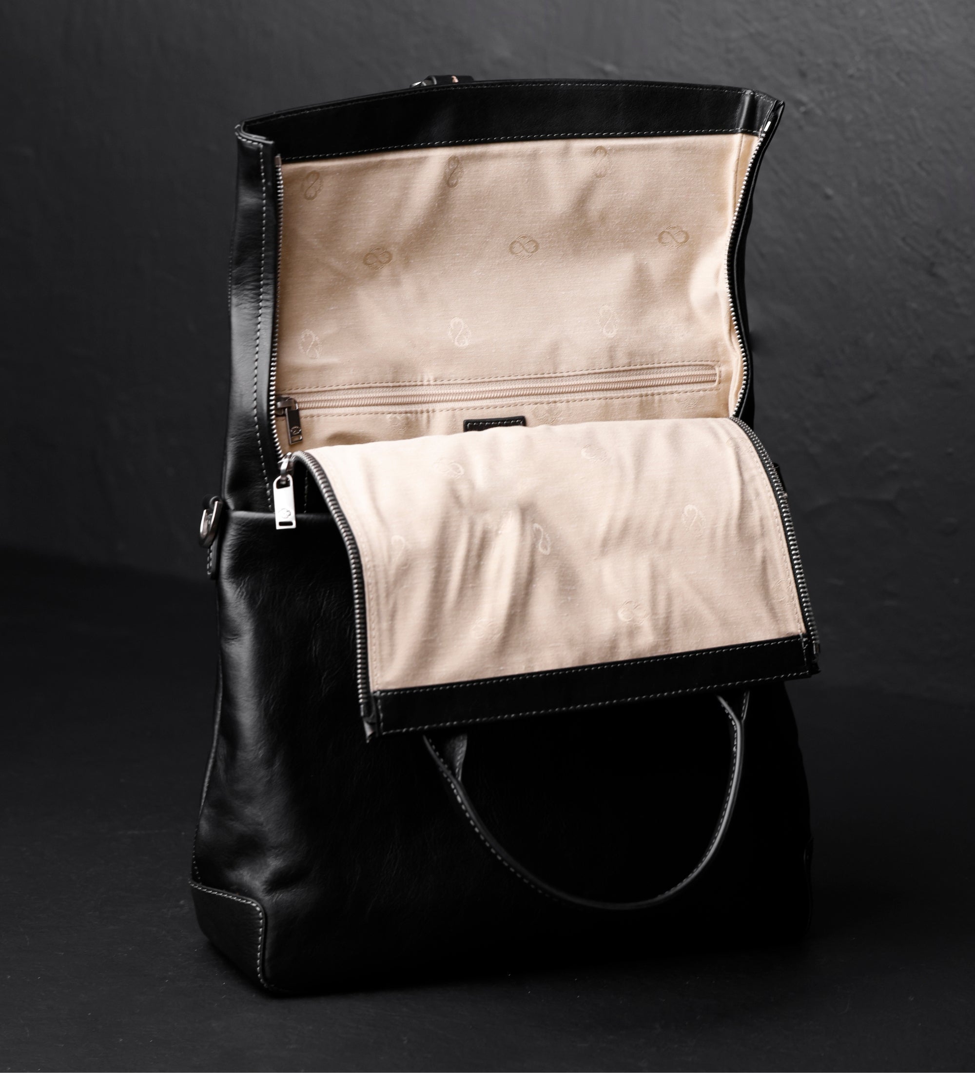 Zaino donna in pelle convertibile in borsa a spalla - The Awakening