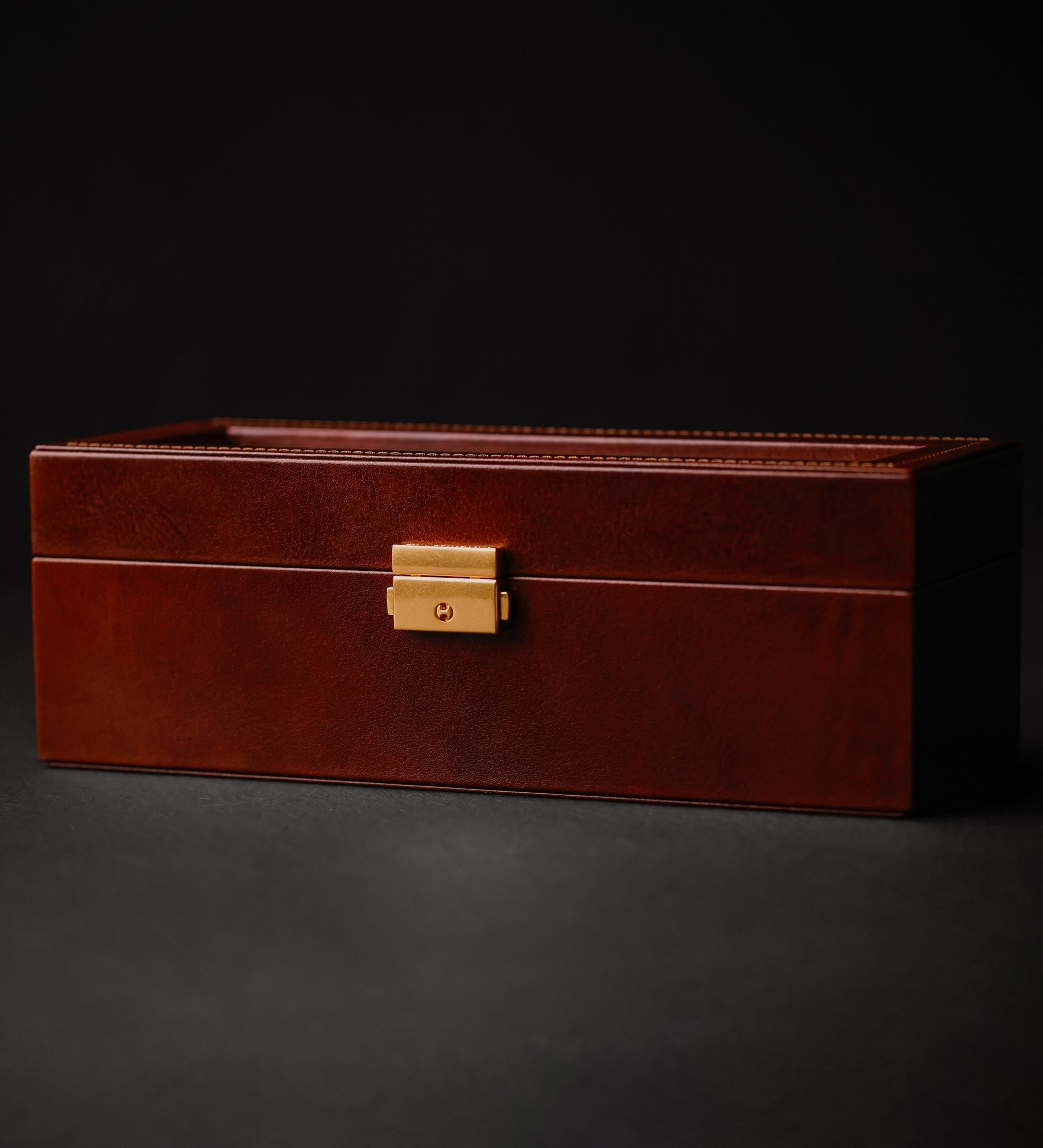 Cofanetto in pelle organizer per orologi - Silence