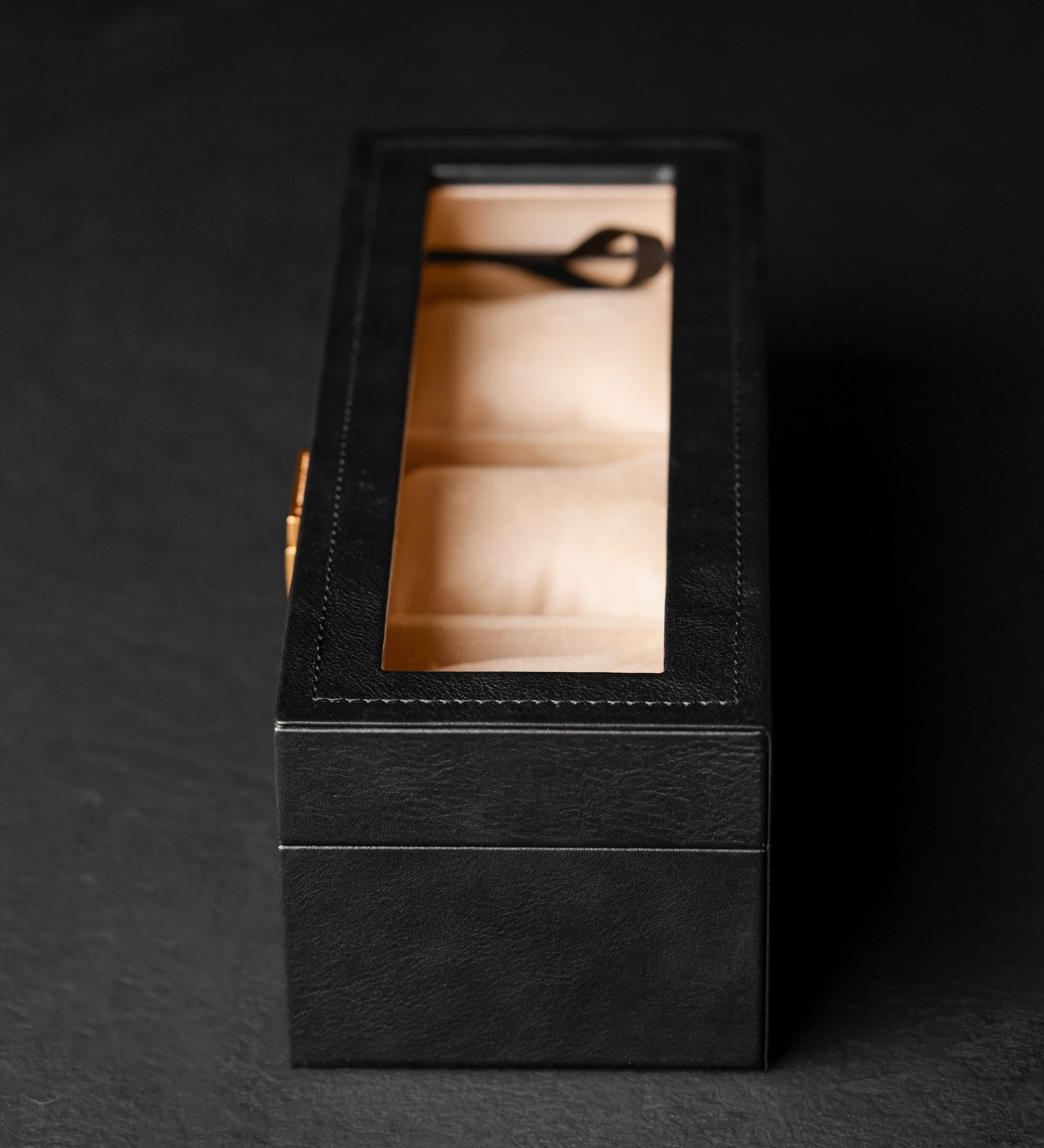 Cofanetto in pelle organizer per orologi donna - Silence