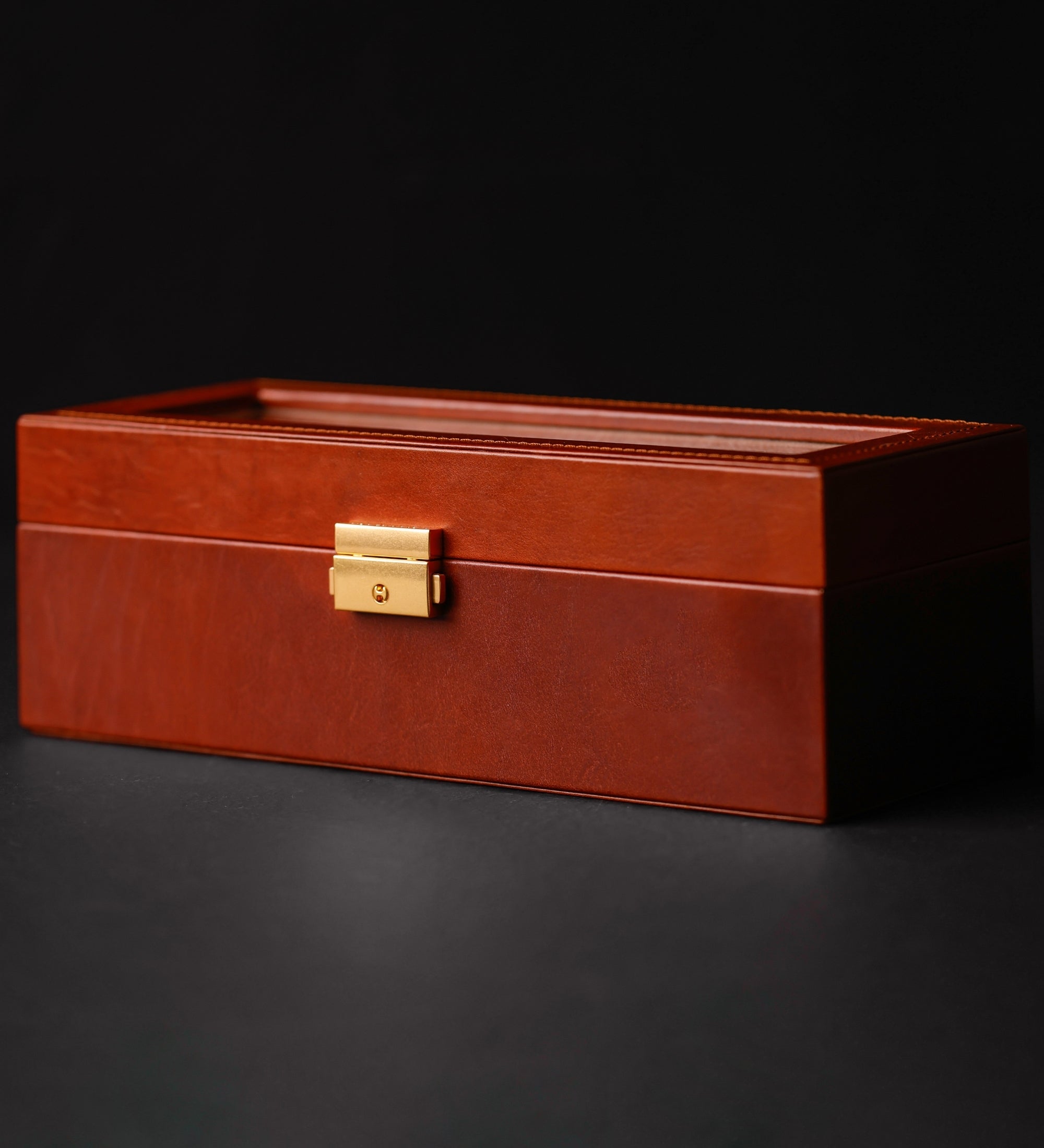 Cofanetto in pelle organizer per orologi - Silence