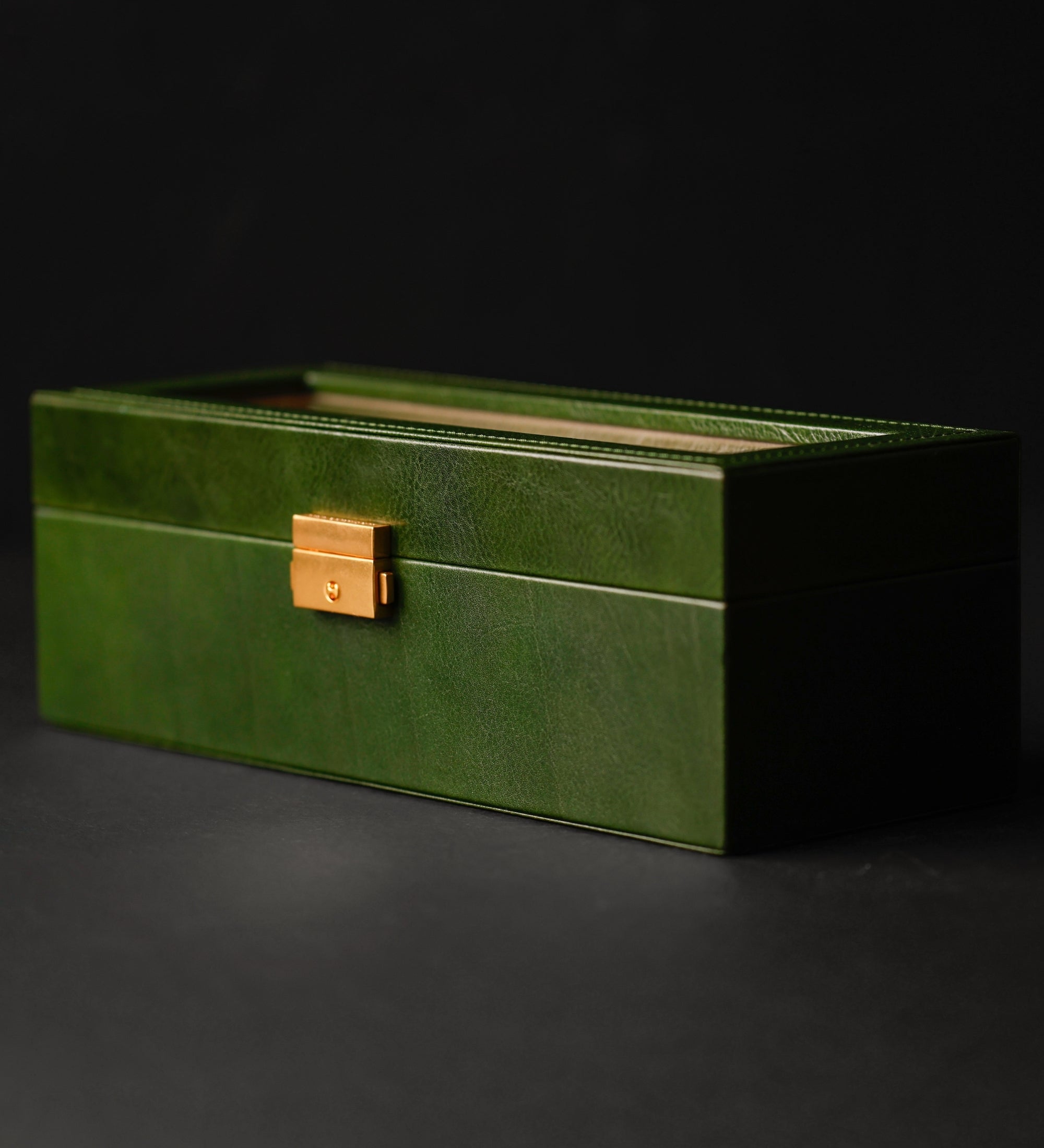 Cofanetto in pelle organizer per orologi donna - Silence