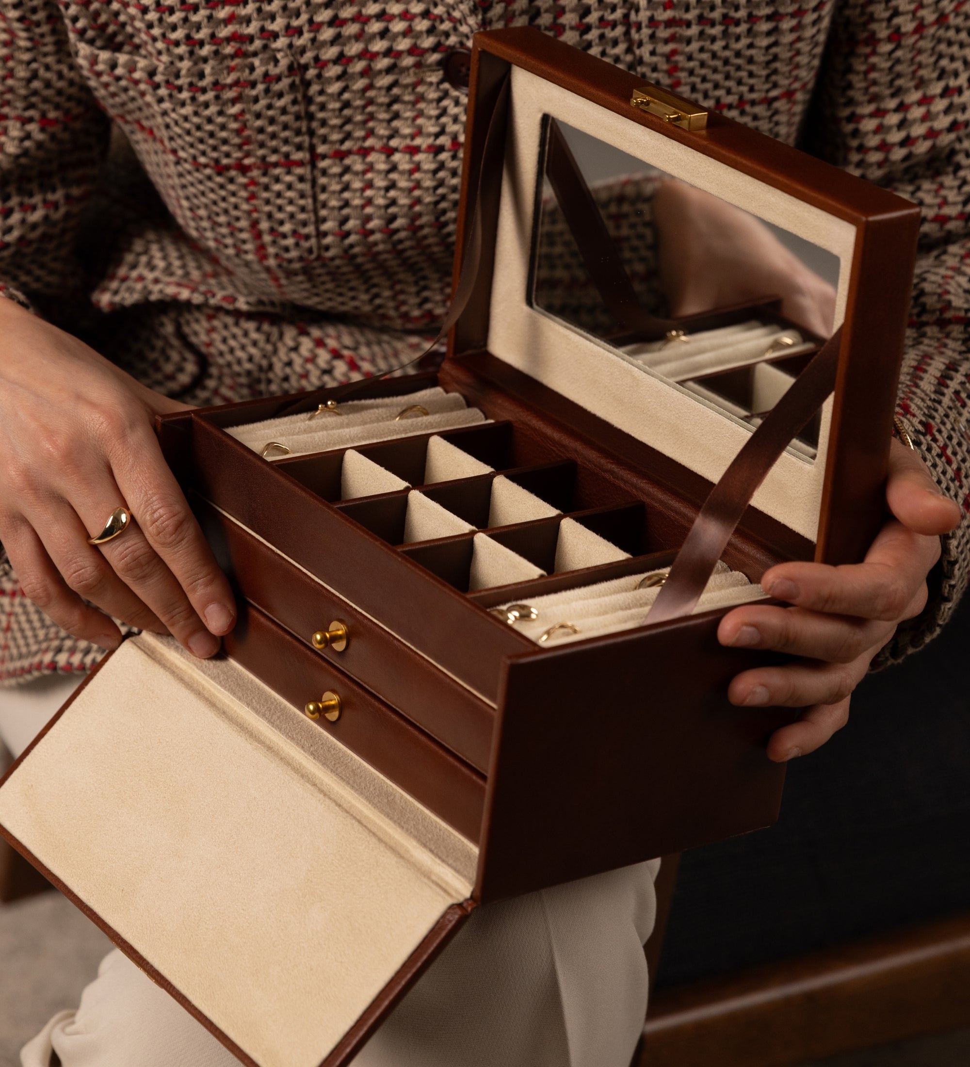 Portagioie in pelle donna - Beloved