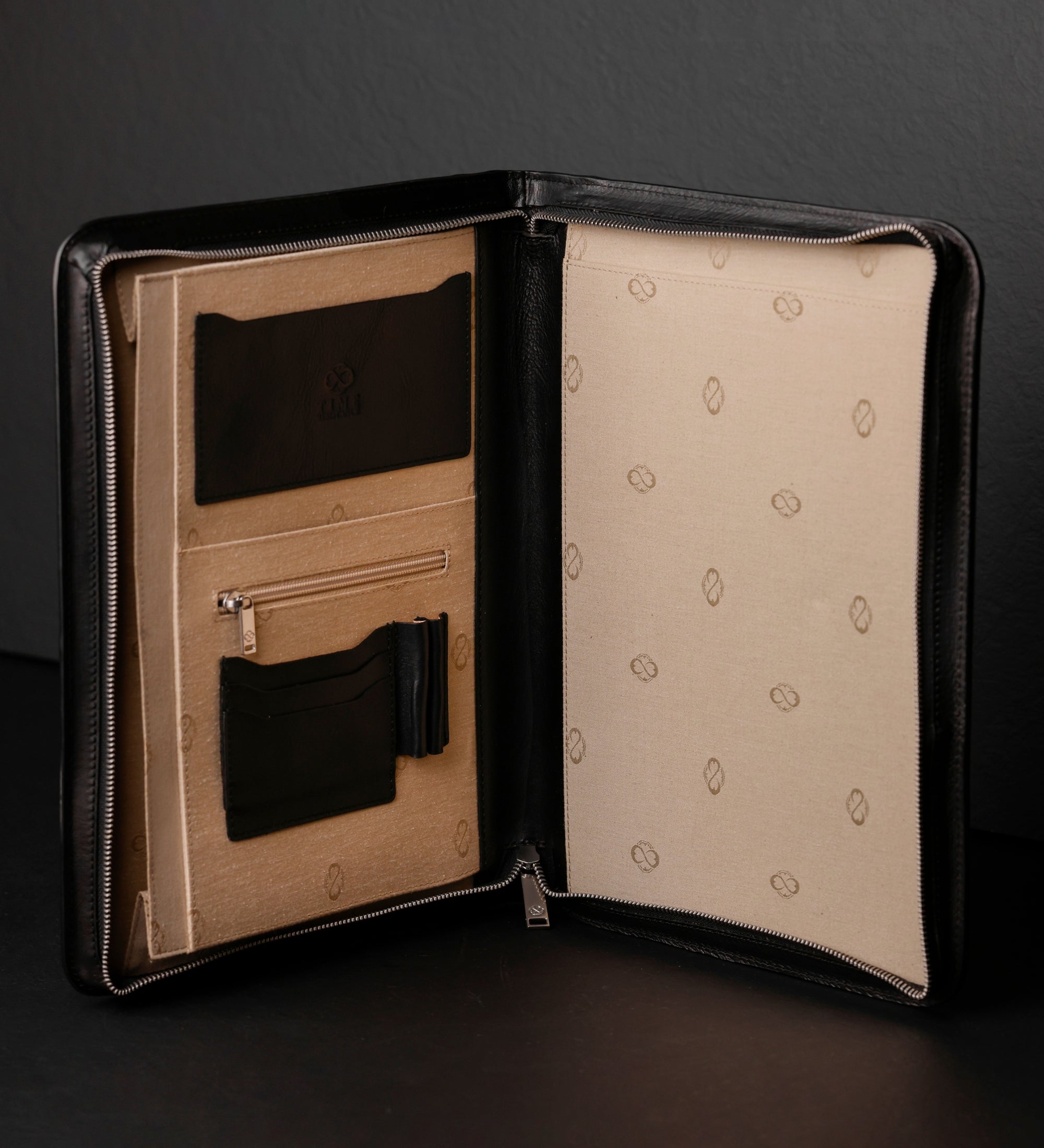 Portadocumenti organizer A4 in pelle - Candide