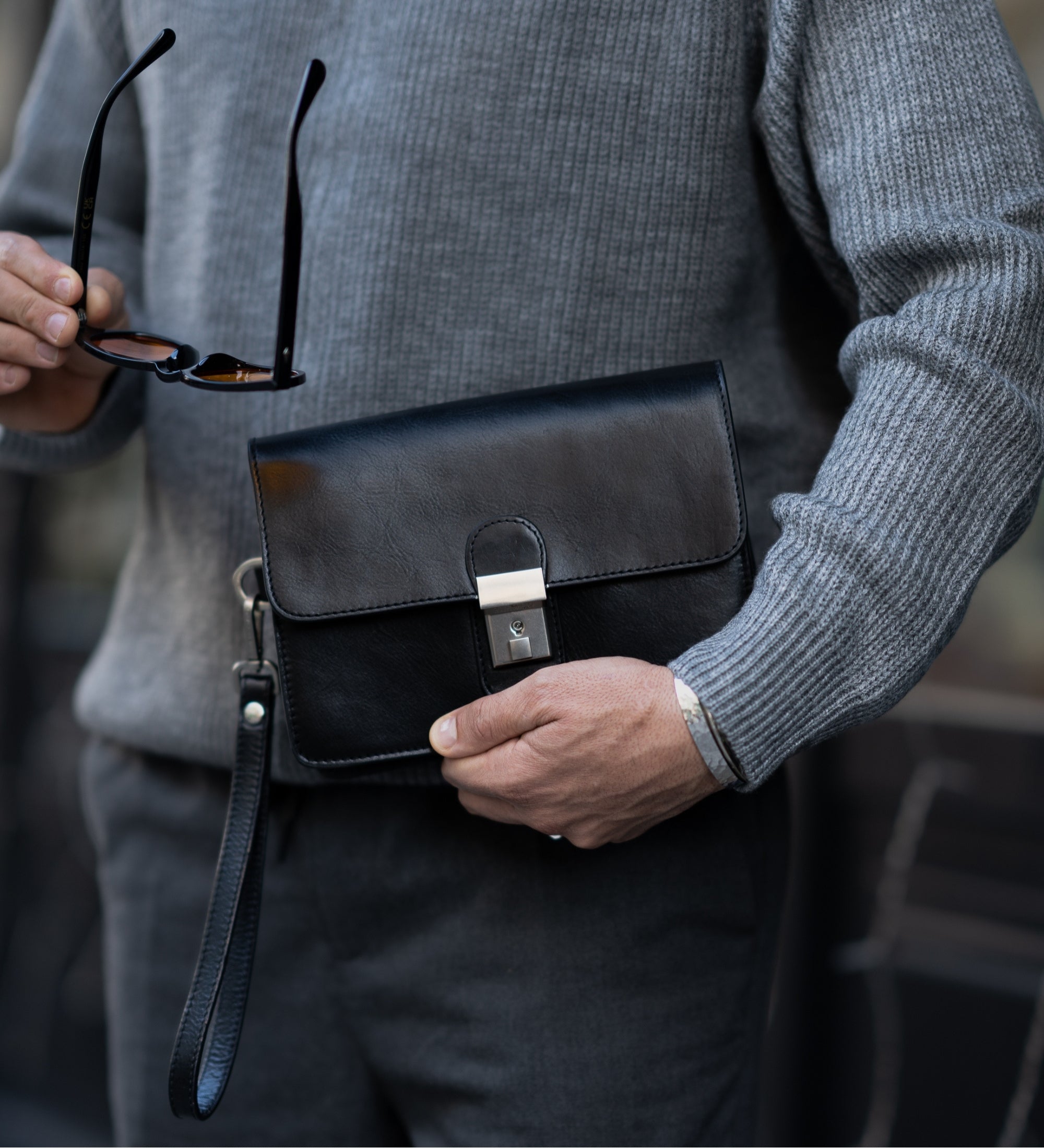 Pochette in pelle - The Maltese Falcon