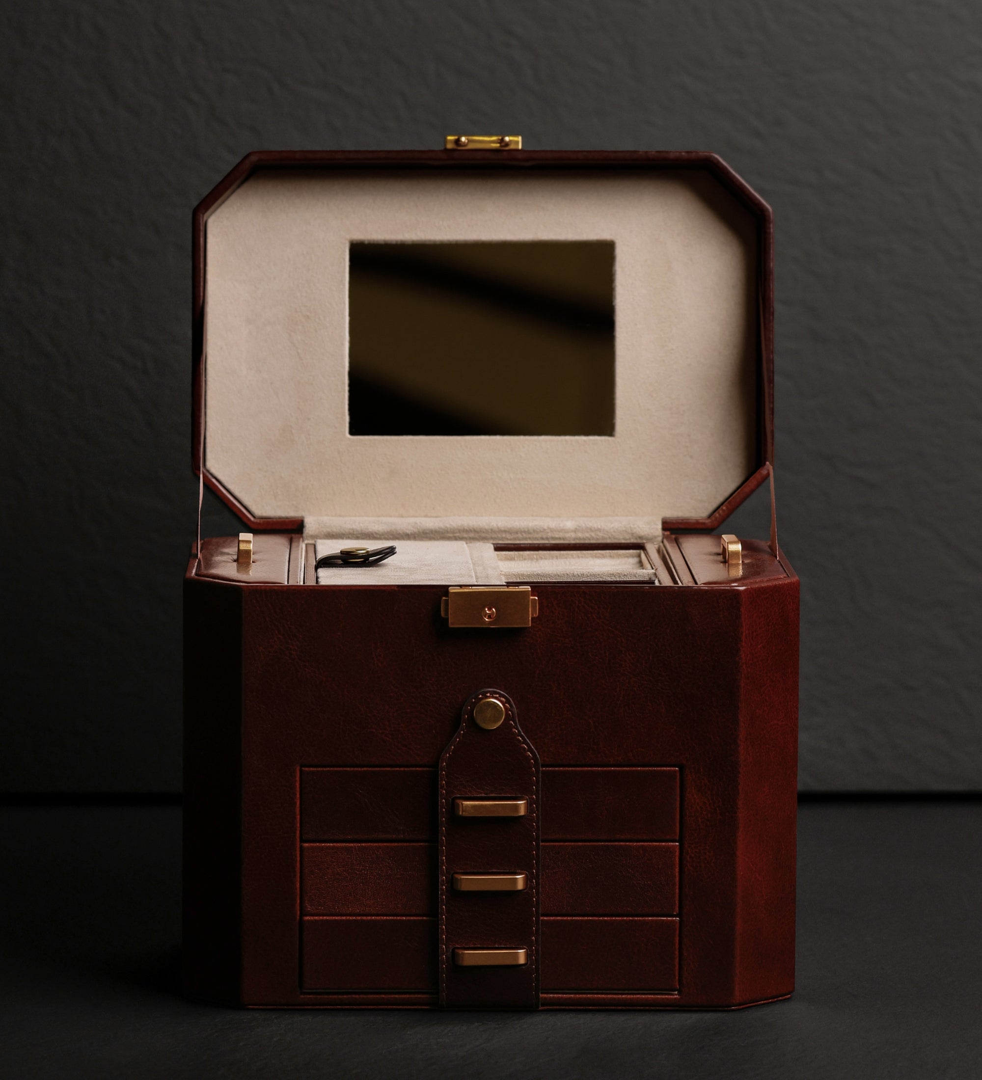 Portagioie grande in pelle donna - A Handful of Dust