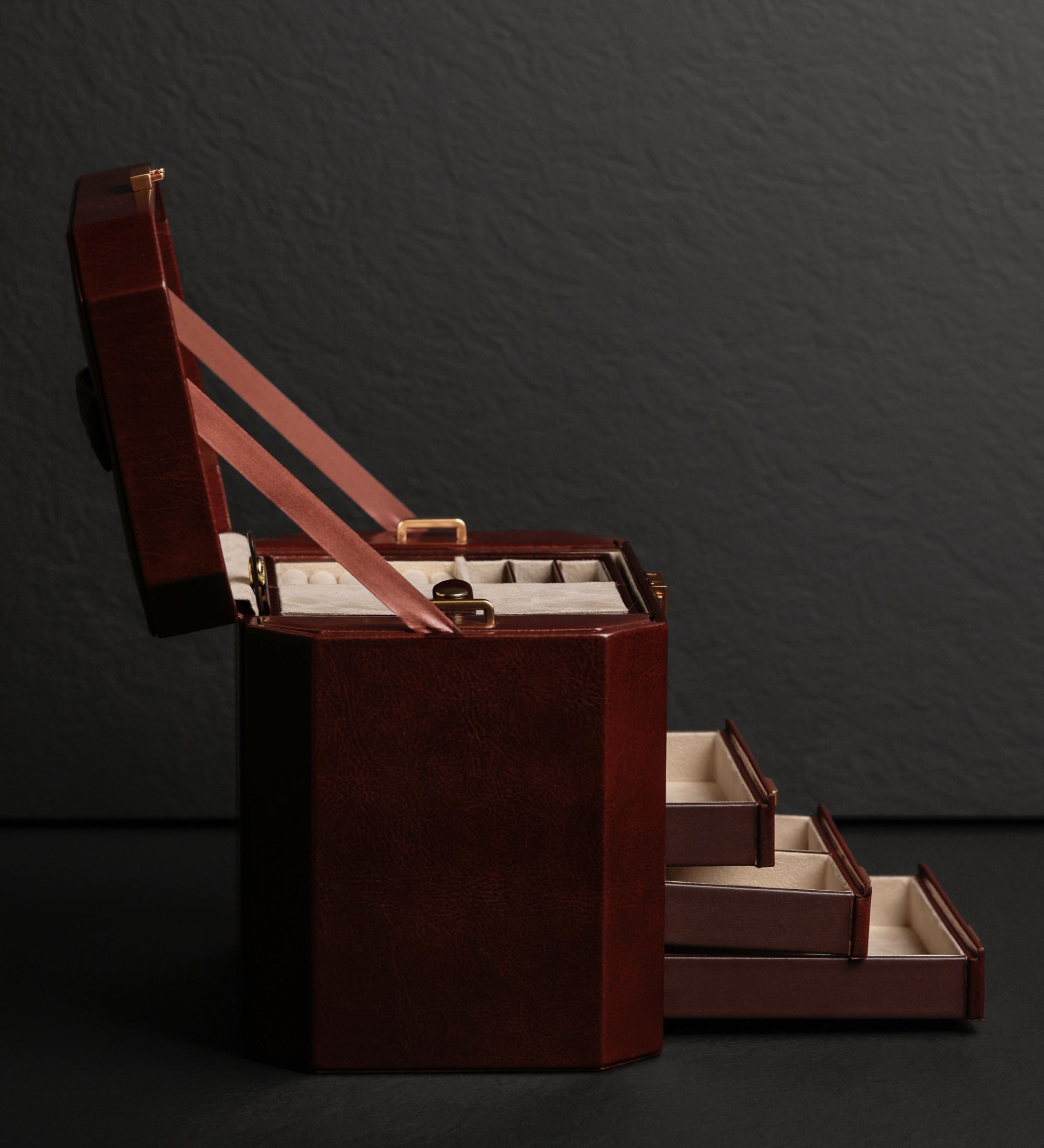 Portagioie grande in pelle donna - A Handful of Dust