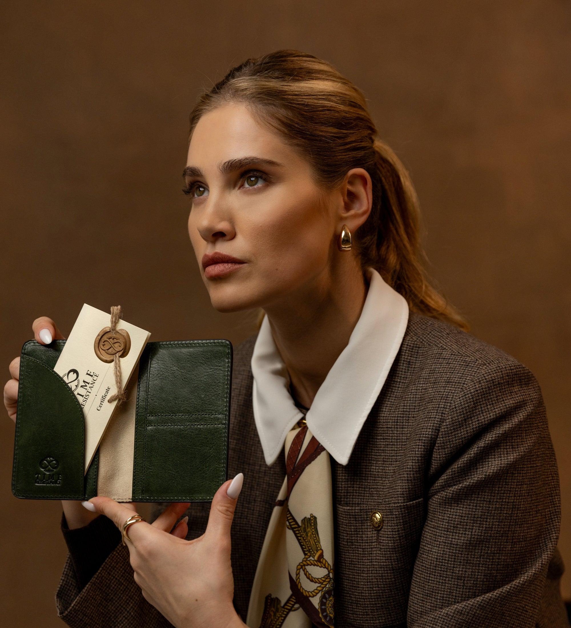 Porta passaporto piccolo in pelle donna - Gulliver's Travels