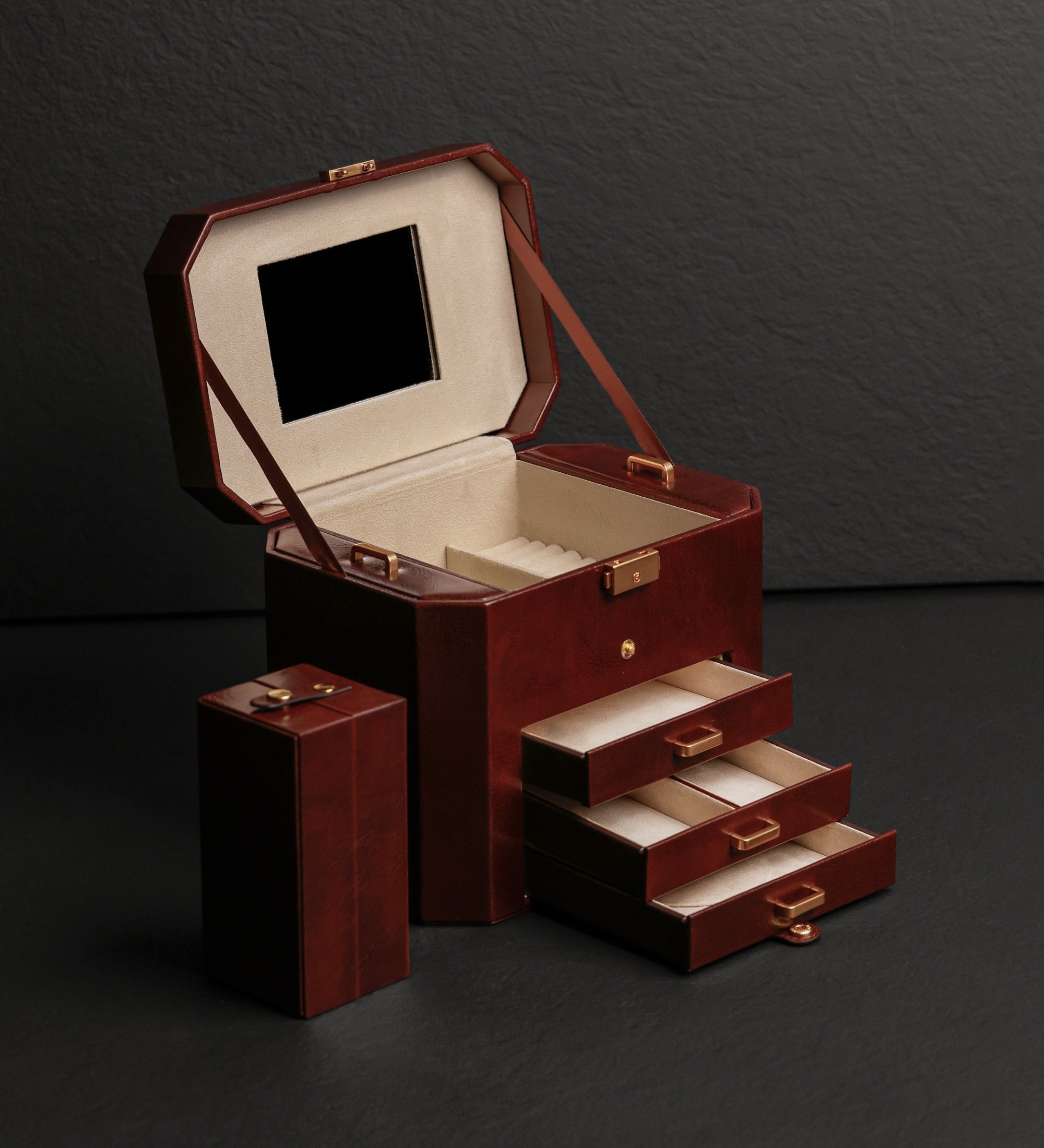 Portagioie grande in pelle donna - A Handful of Dust