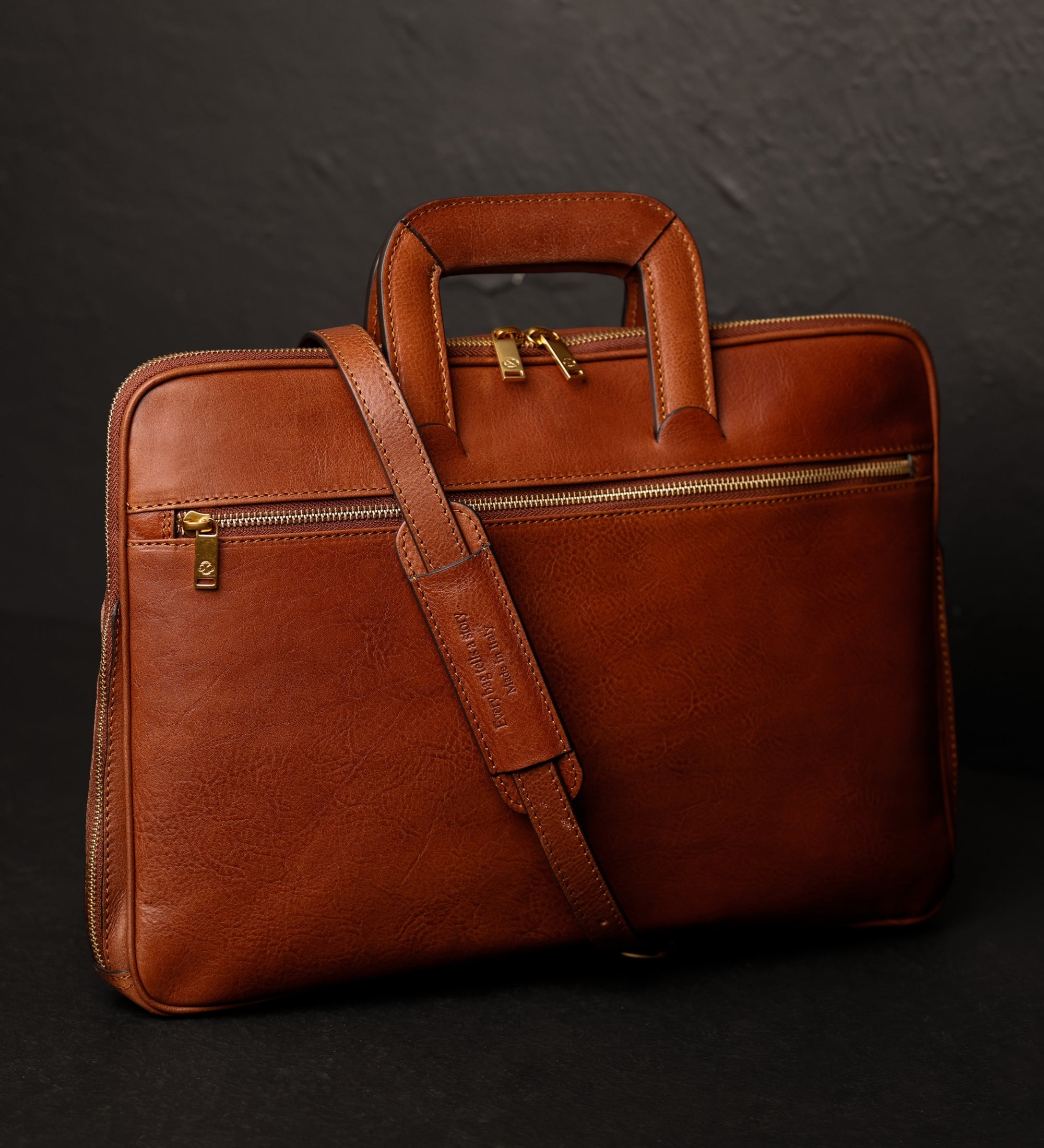 Cartella in pelle per PC donna - Brave New World