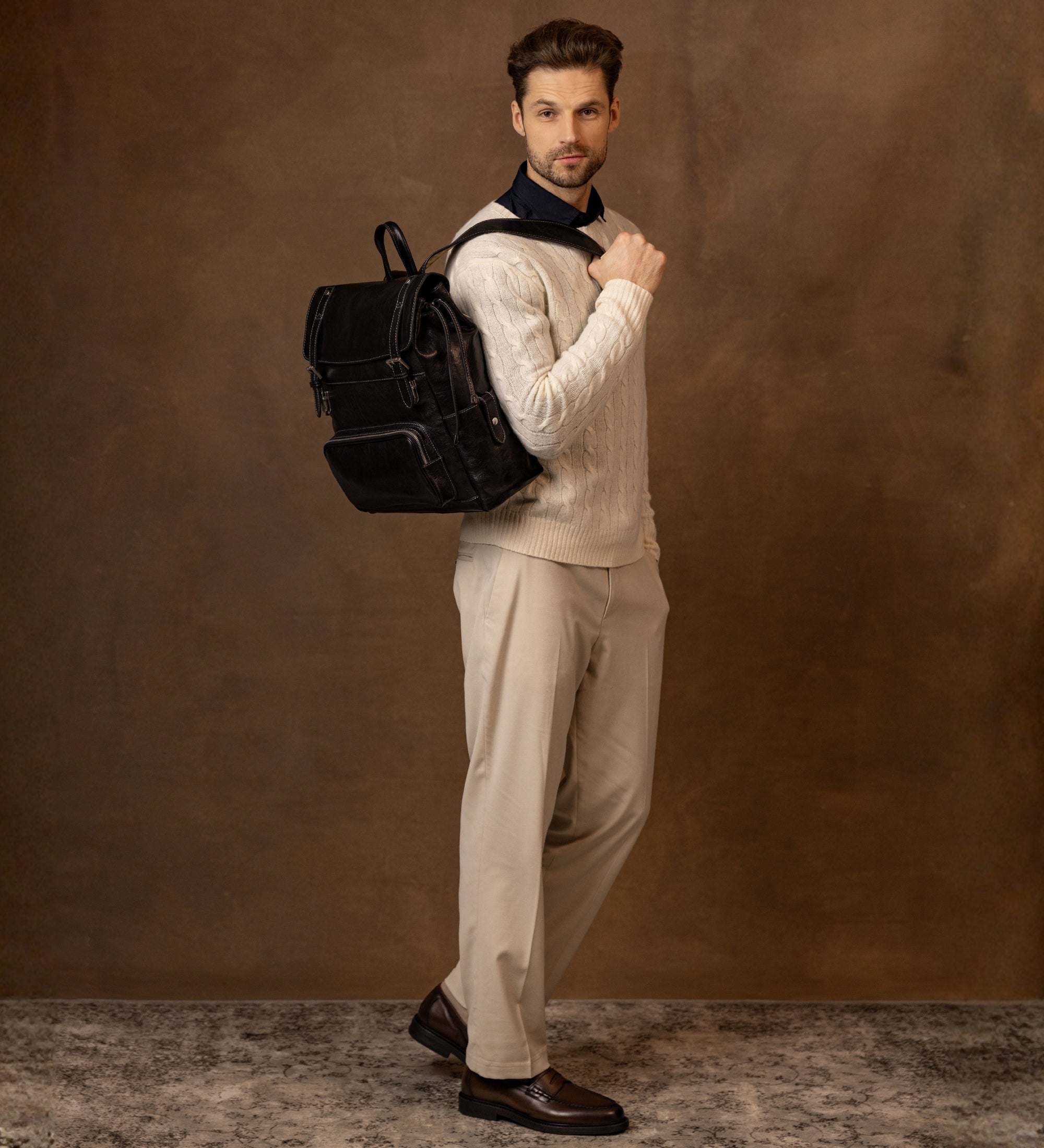 Zaino in pelle - The Good Earth