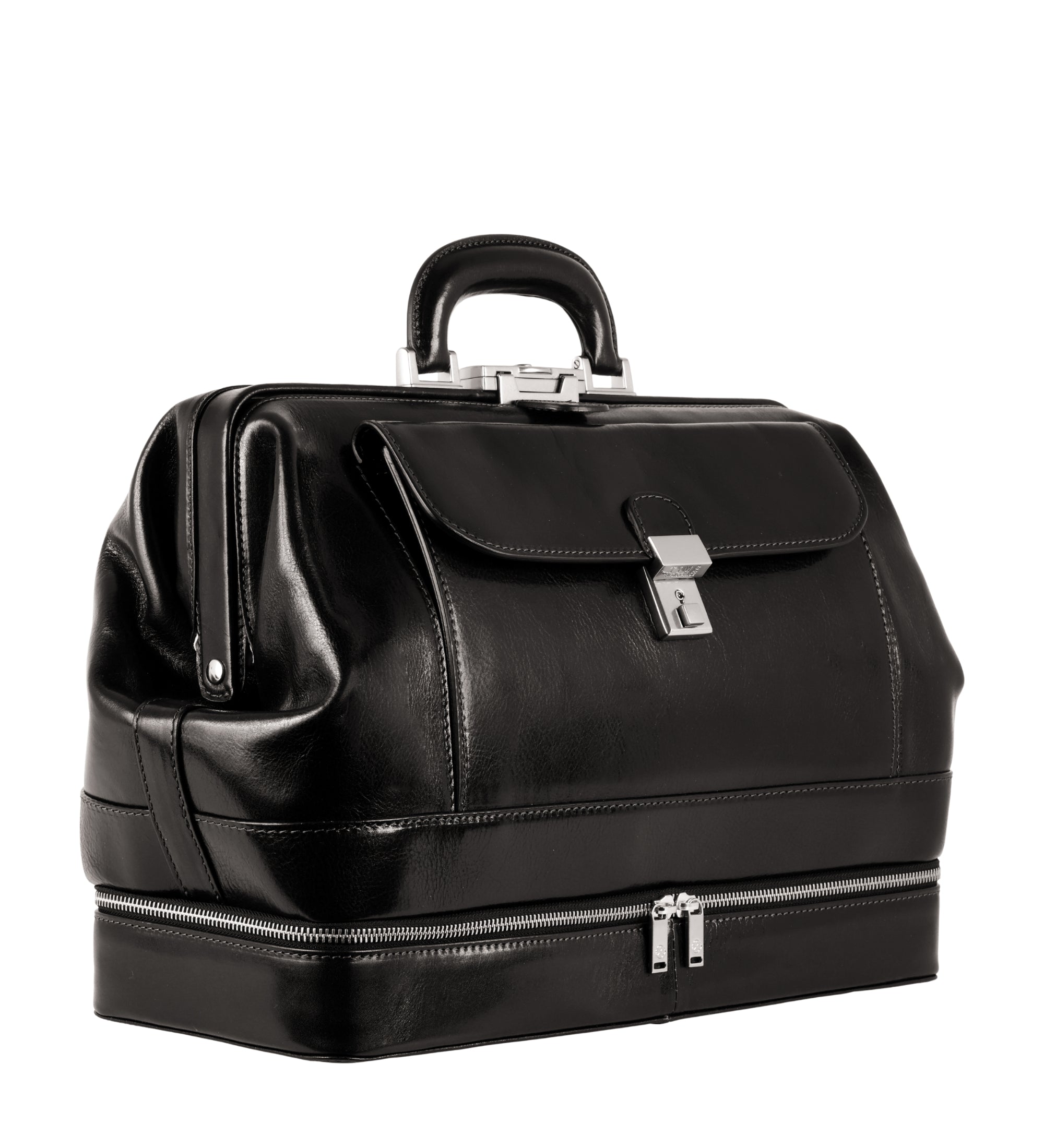 Borsa da medico grande in pelle Italiana - The Master and Margarita