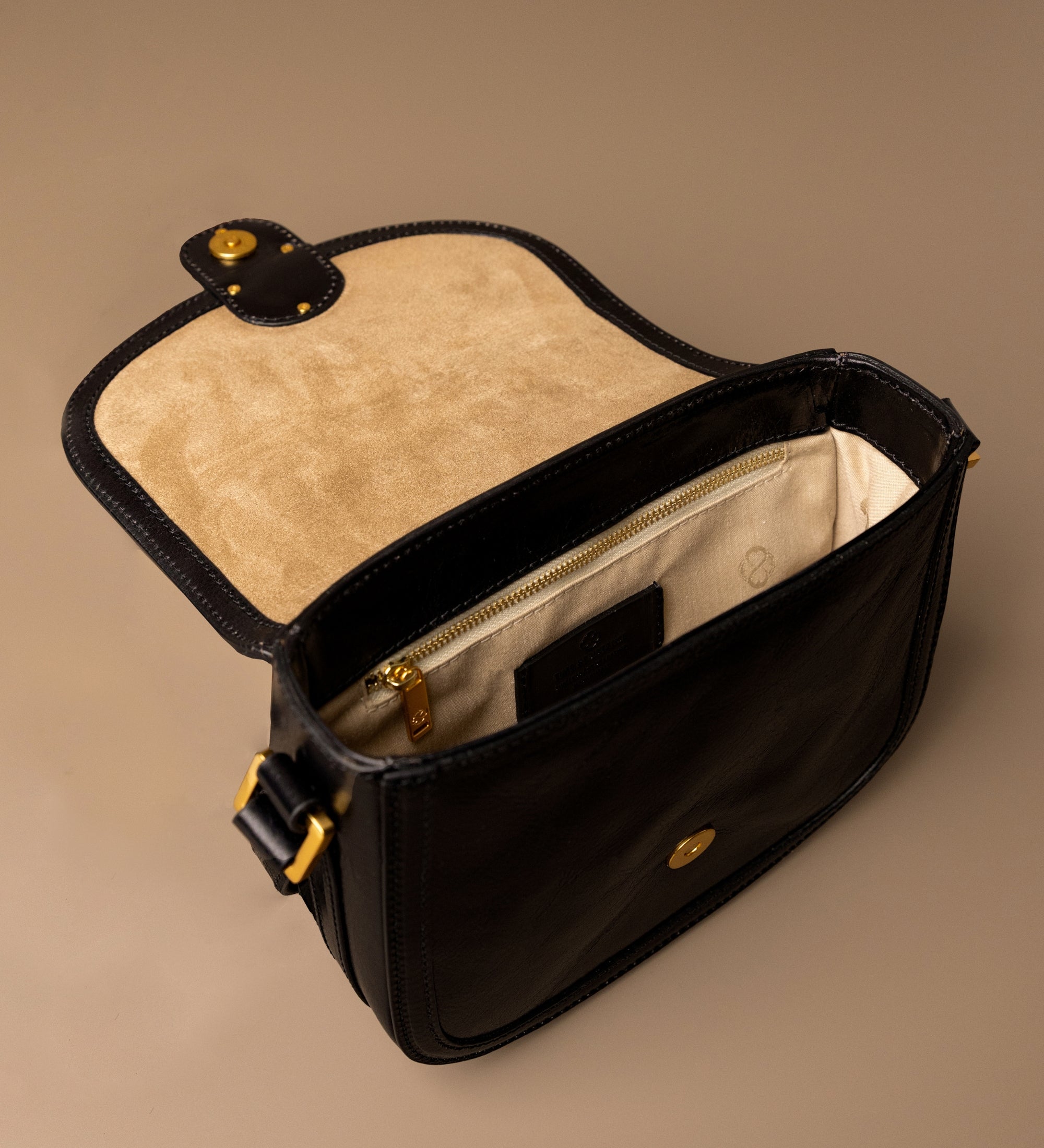 Borsa a tracolla in pelle modello saddle donna - Villette