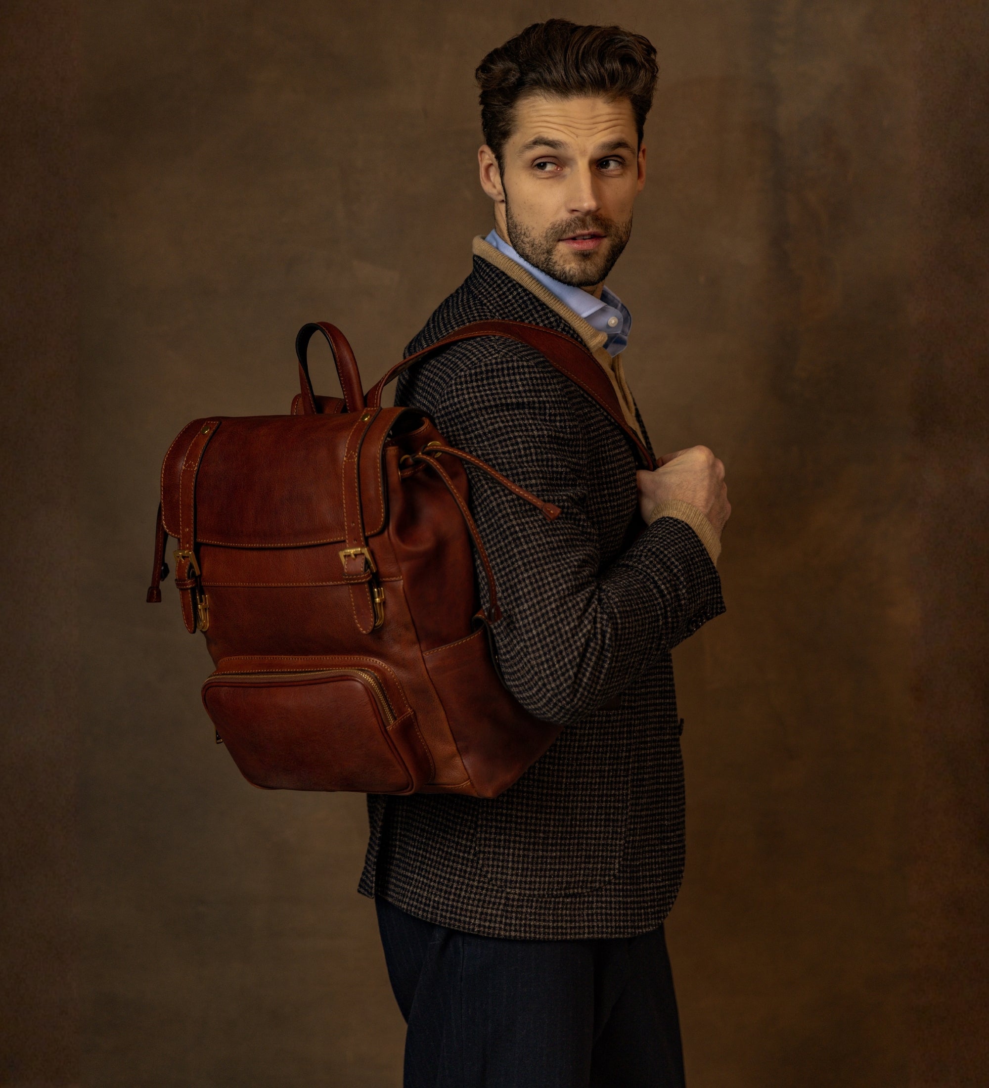 Zaino in pelle - The Good Earth