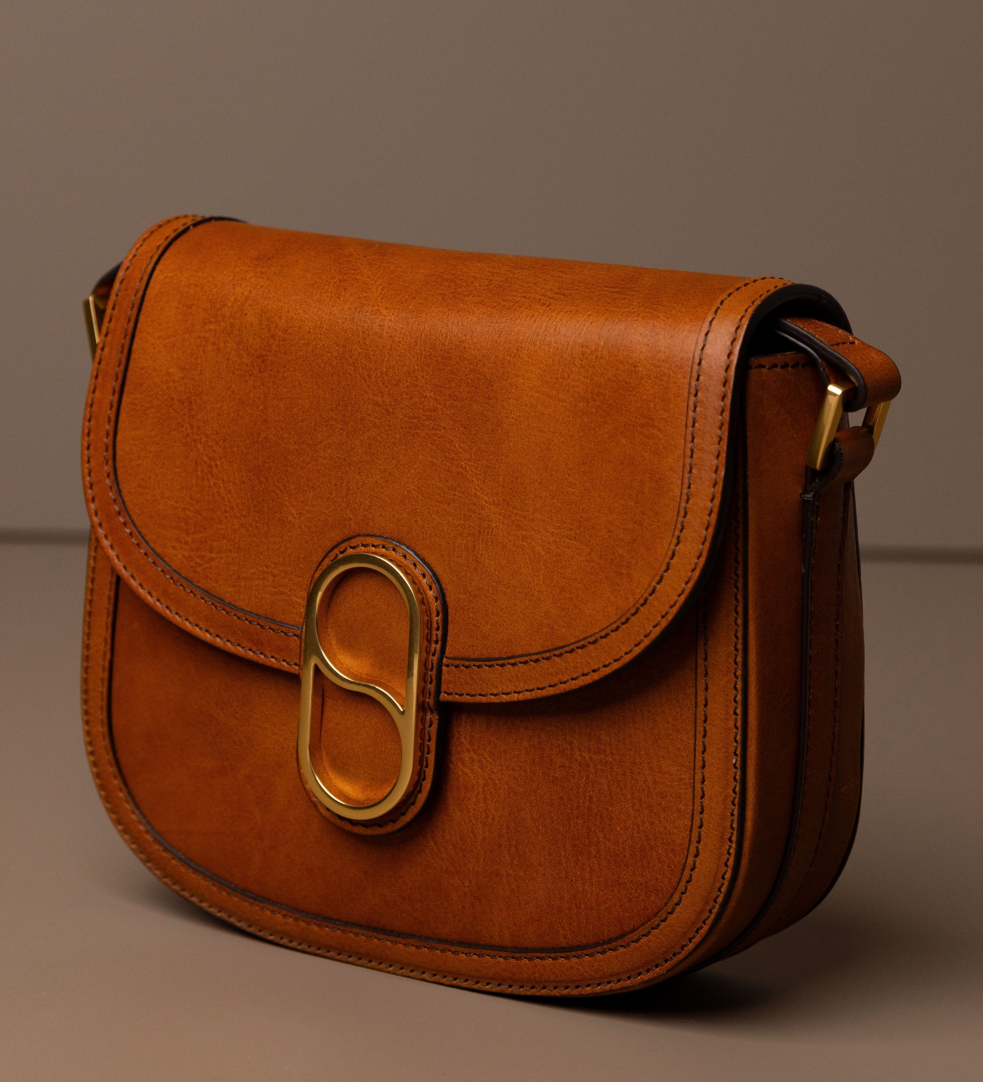 Borsa a tracolla in pelle modello saddle donna - Villette