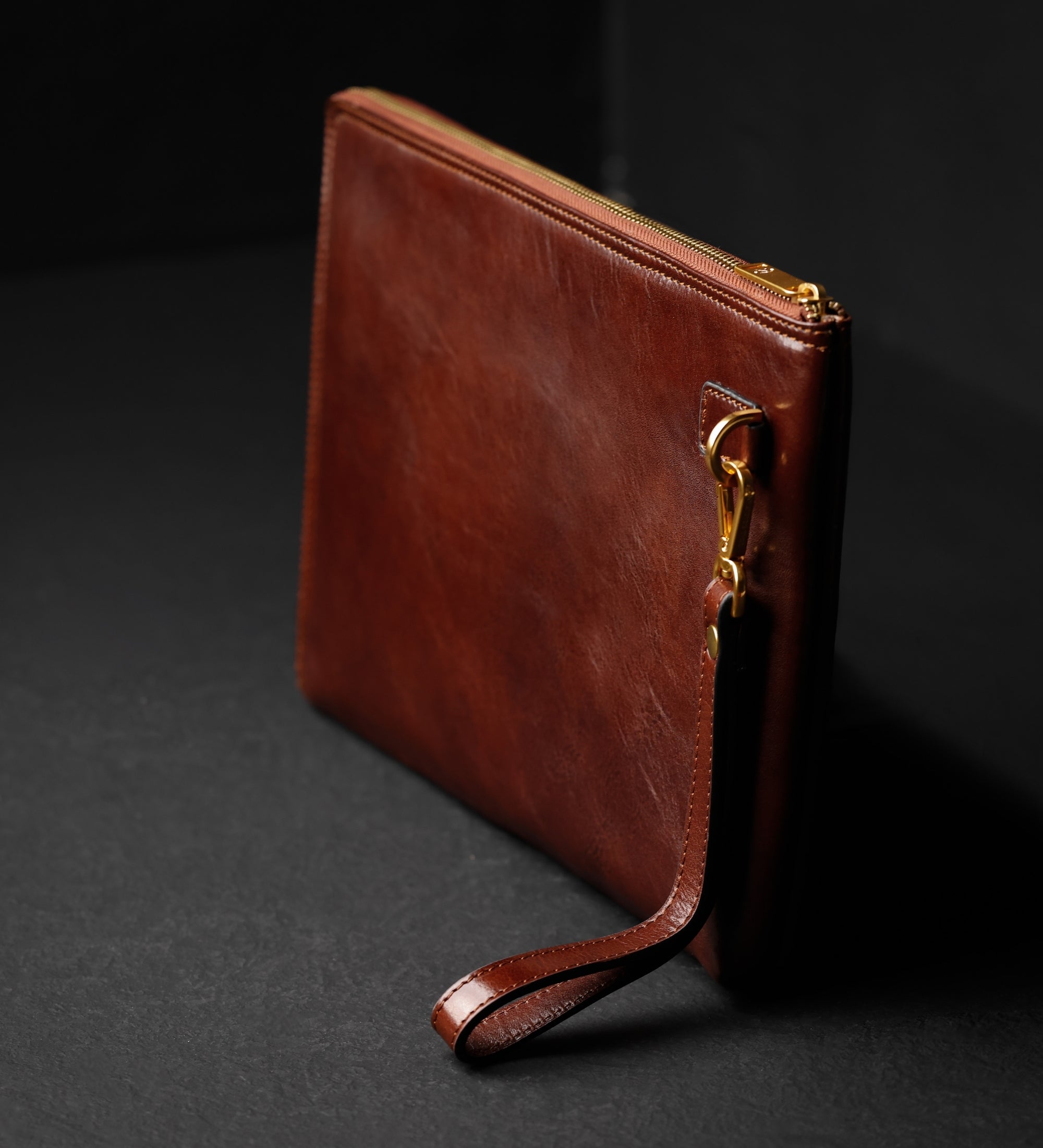 Maxi pochette in pelle uomo - The Brothers Karamazov