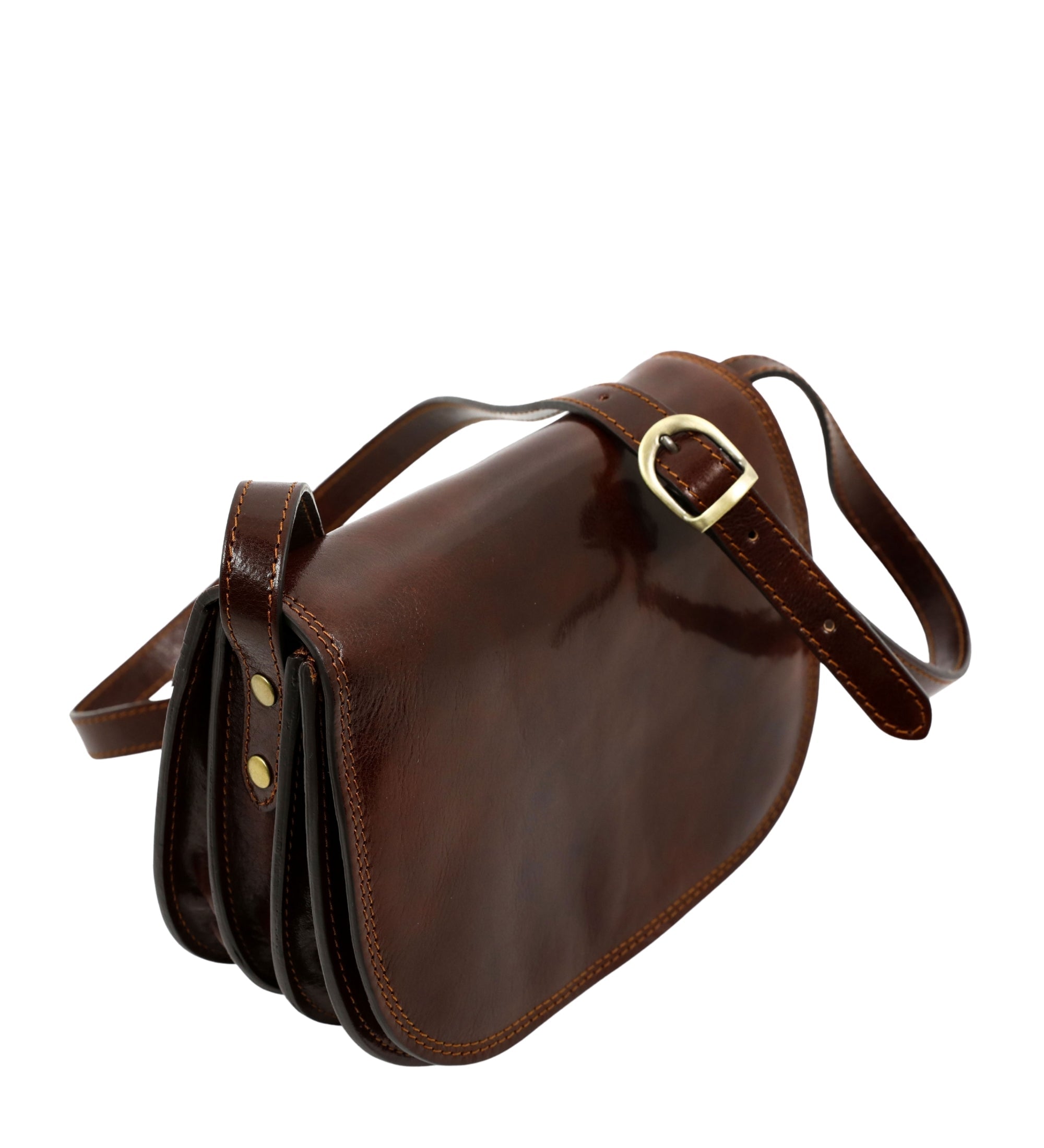 Leather Saddle Bag Cross Body Bag for Women - Moonfleet
