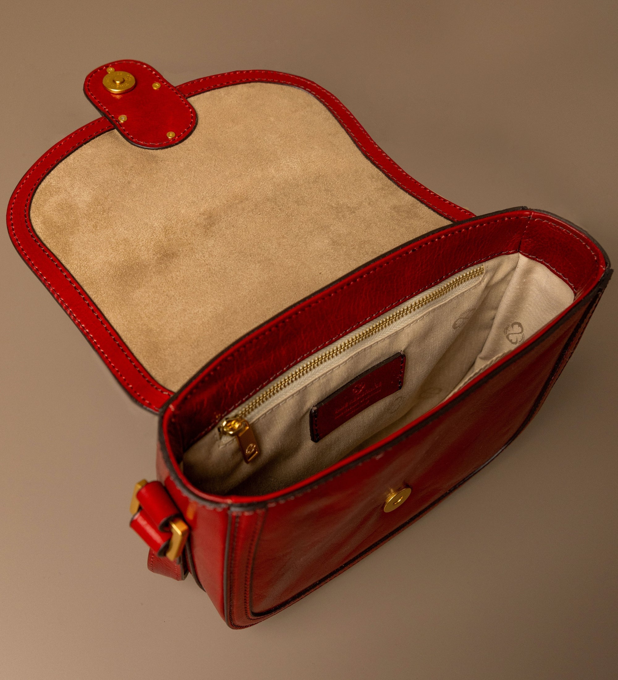 Borsa a tracolla in pelle modello saddle donna - Villette