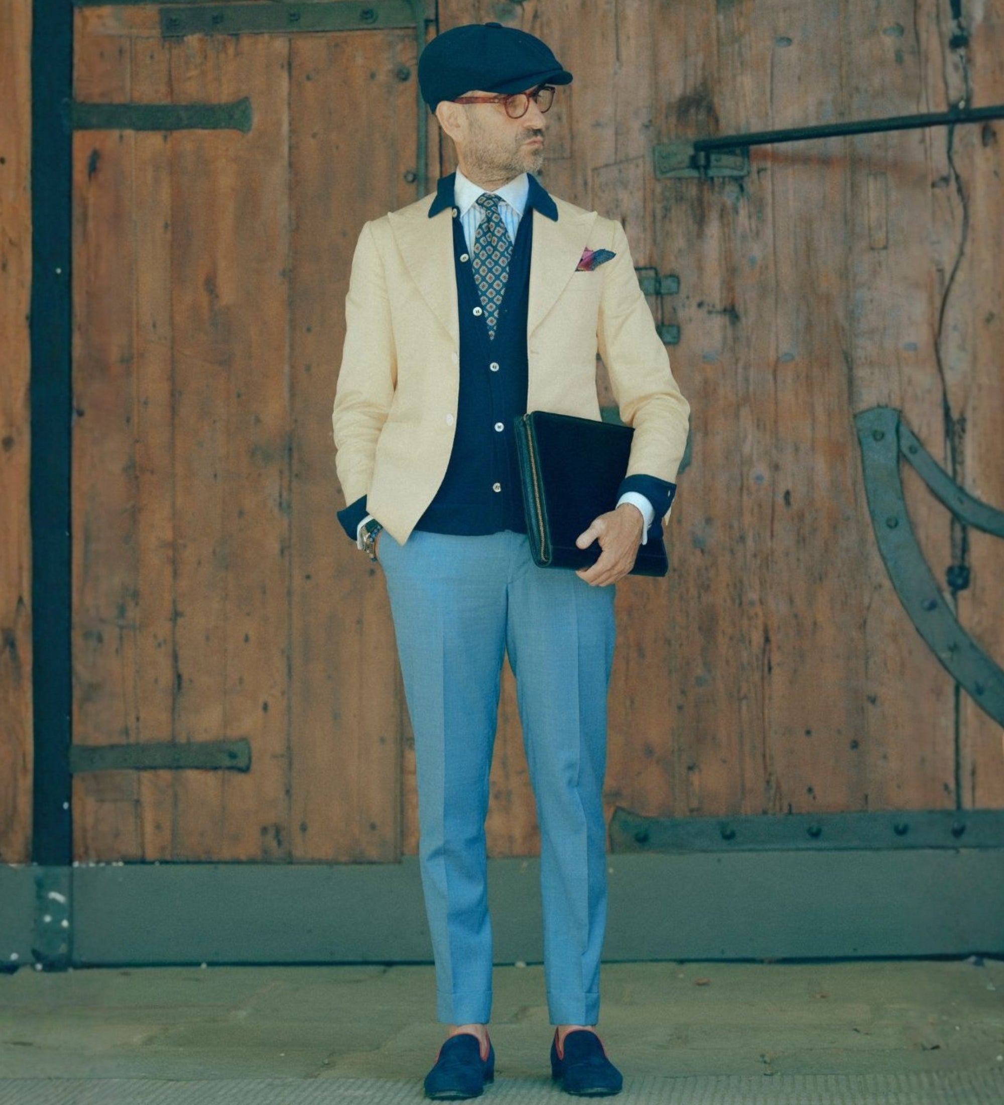 Portadocumenti organizer A4 in pelle - Candide